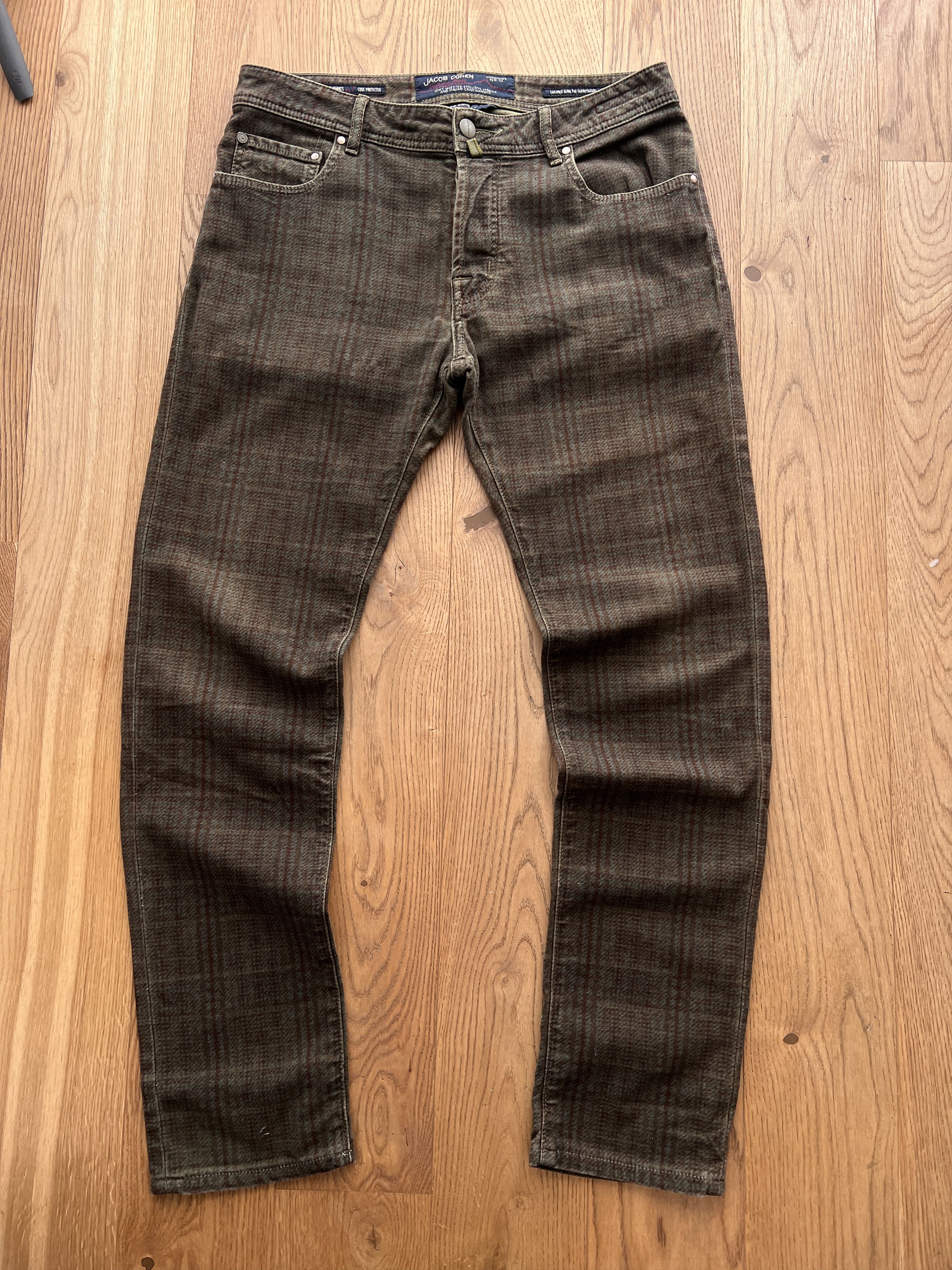 Jacob Cohen Jacob Cohën Handmade designer pants striped plaid checked Size US 35 - 4 Thumbnail