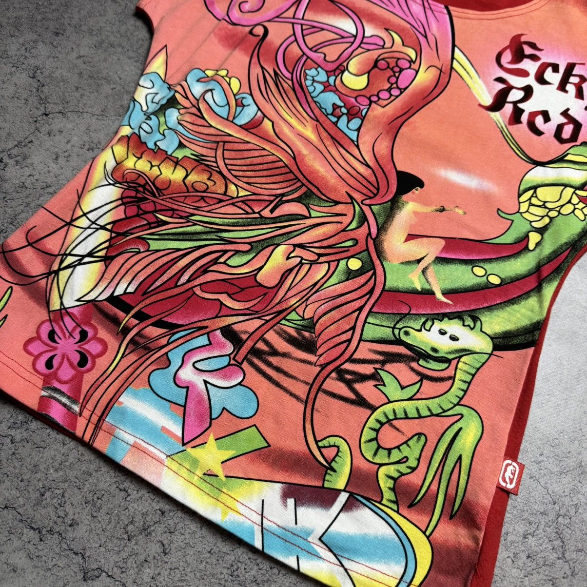 Ecko Unltd. Vintage Ecko Red Graphic Rare T-Shirt Size L / US 10 / IT 46 - 3 Thumbnail