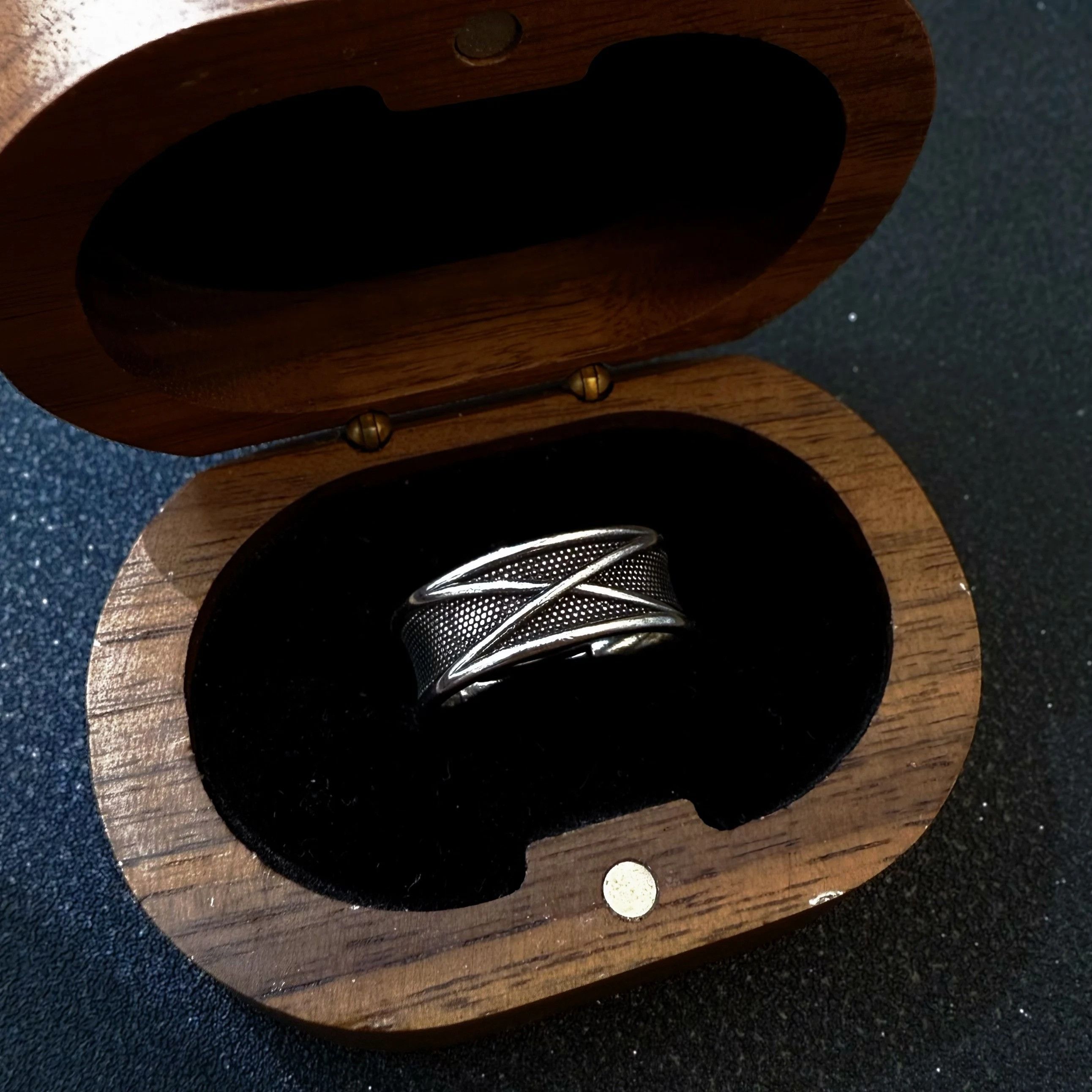 Other Retro Time Space Open Ring Size ONE SIZE - 5 Thumbnail