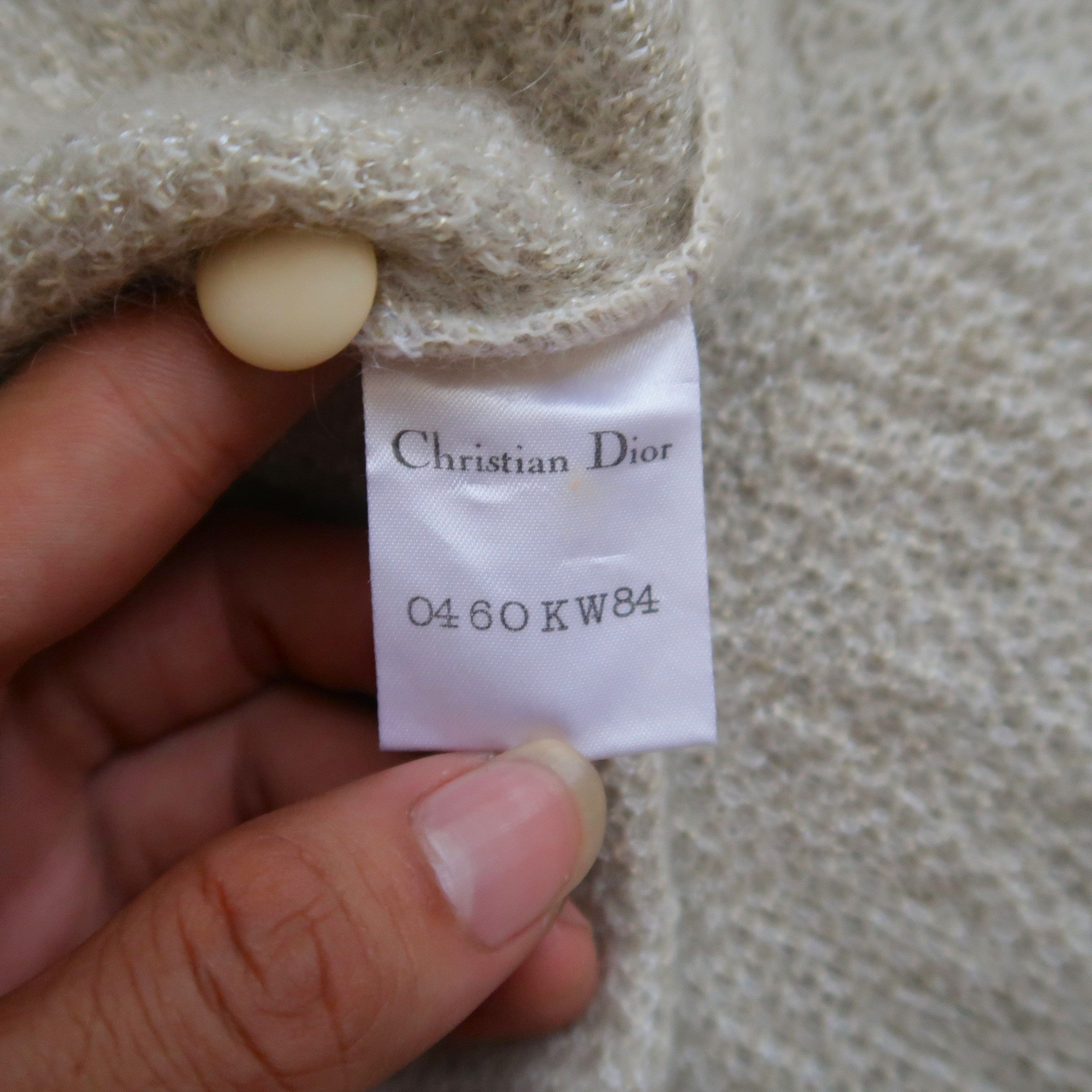 Christian Dior Monsieur Christian Dior Pret a Porter Fuzzy Cardigan Floral Monogram Size US M / EU 48-50 / 2 - 12 Thumbnail
