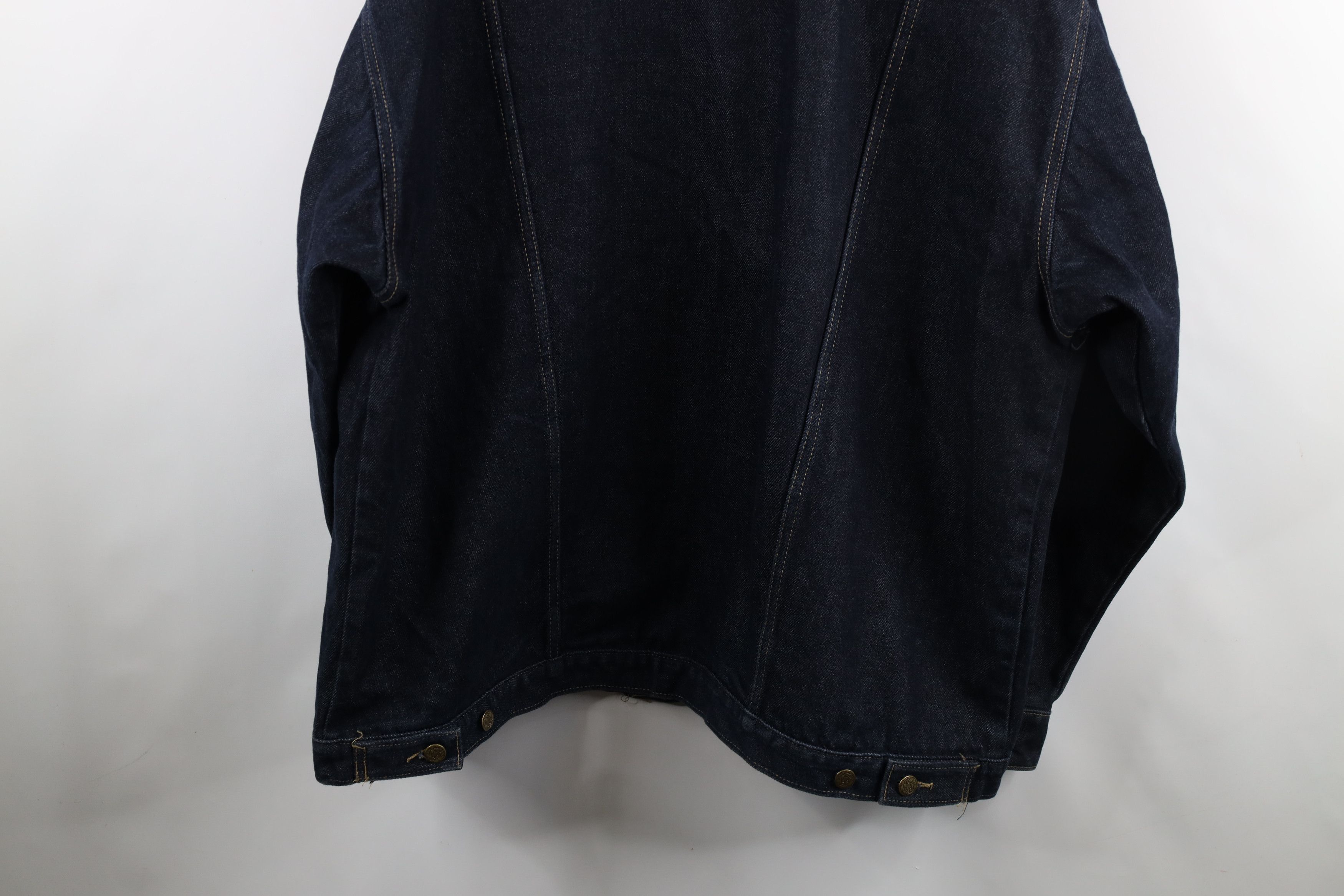 Vintage Vintage 90s Y2K Streetwear Baggy Denim Jean Trucker Jacket Size US XXL / EU 58 / 5 - 16 Thumbnail
