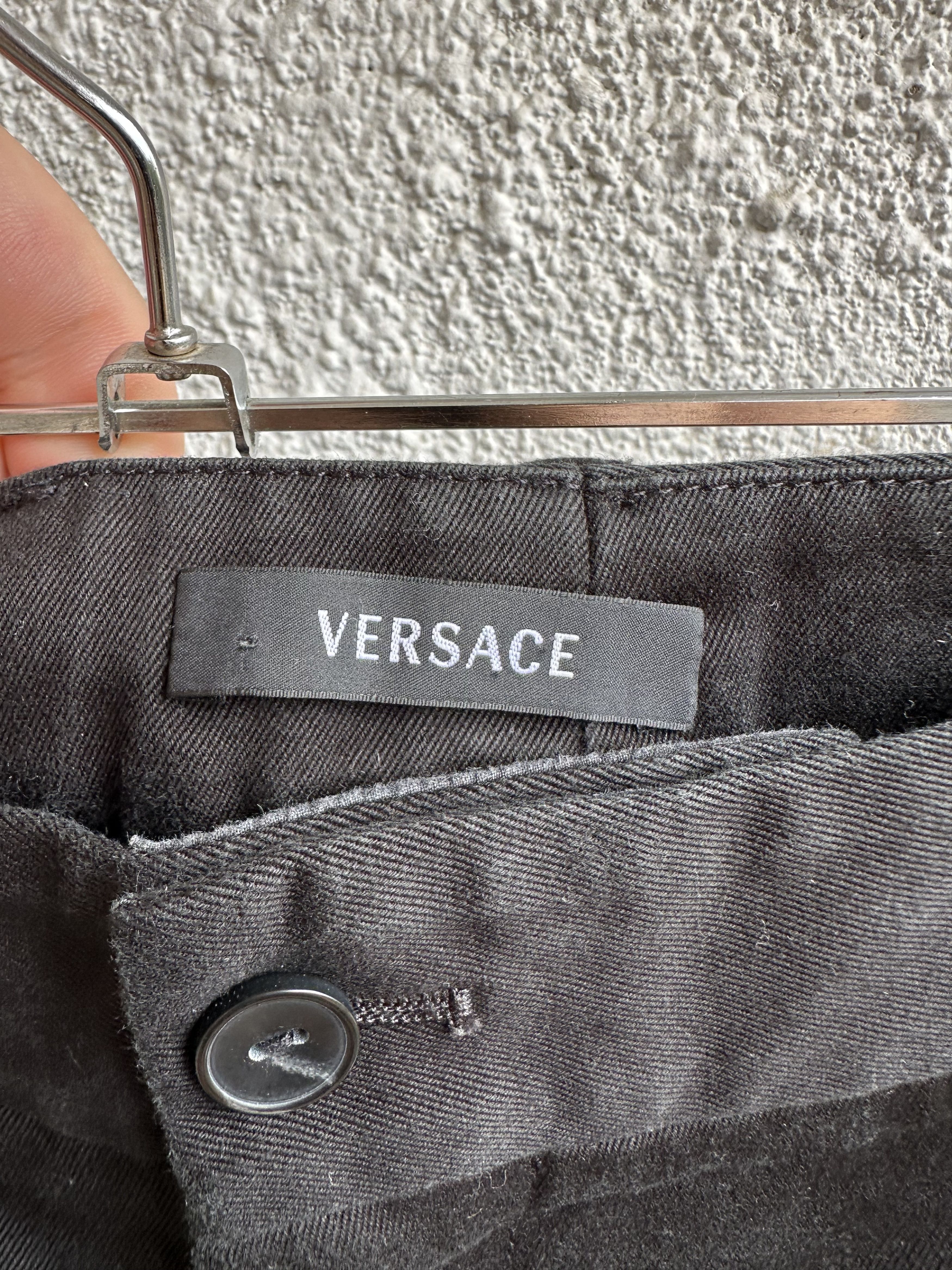 Versace mainline leather trim pant Size US 36 / EU 52 - 5 Thumbnail