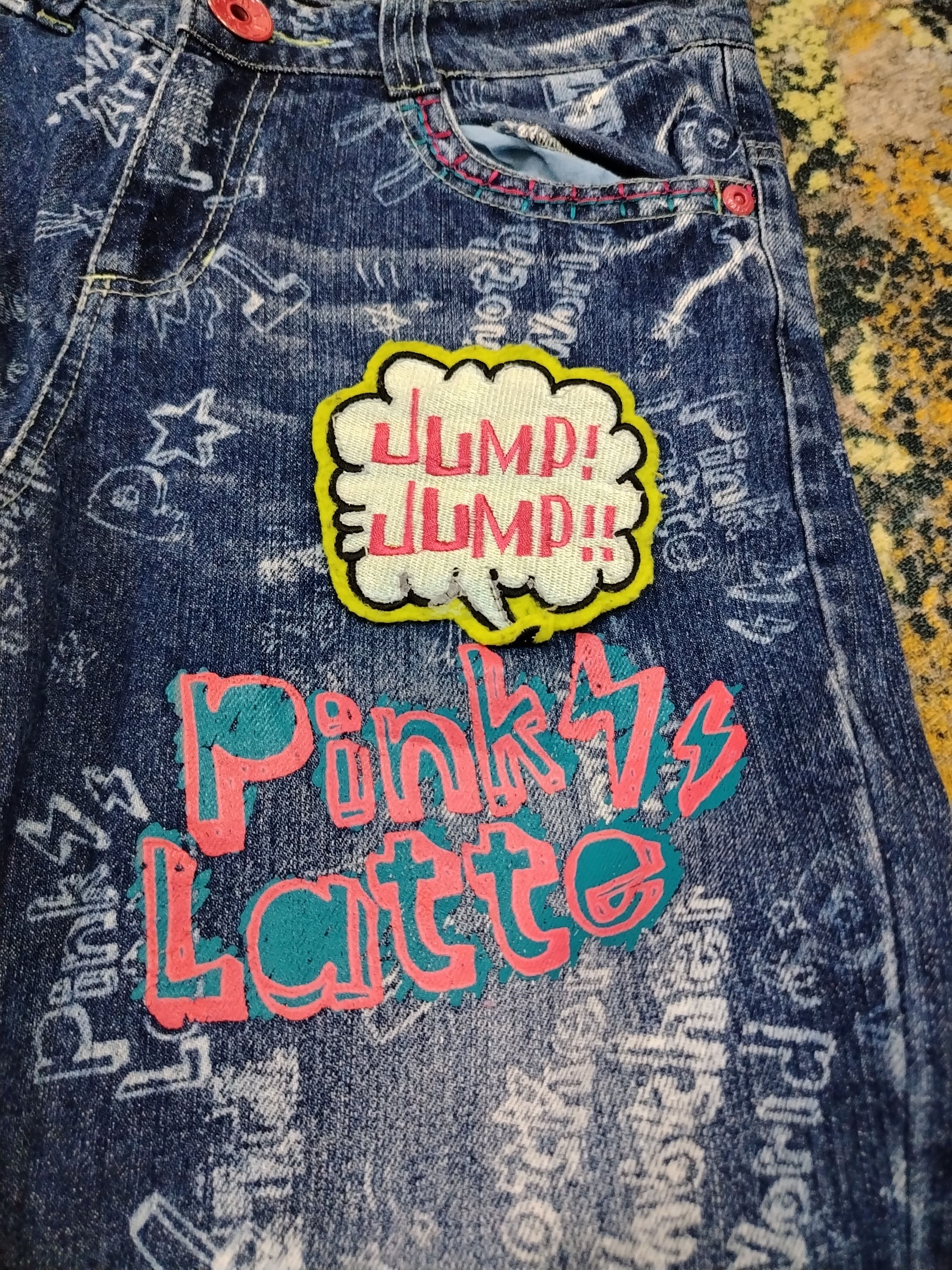 Other Pink Latte over print patch denim Size 30" / US 8 / IT 44 - 5 Thumbnail