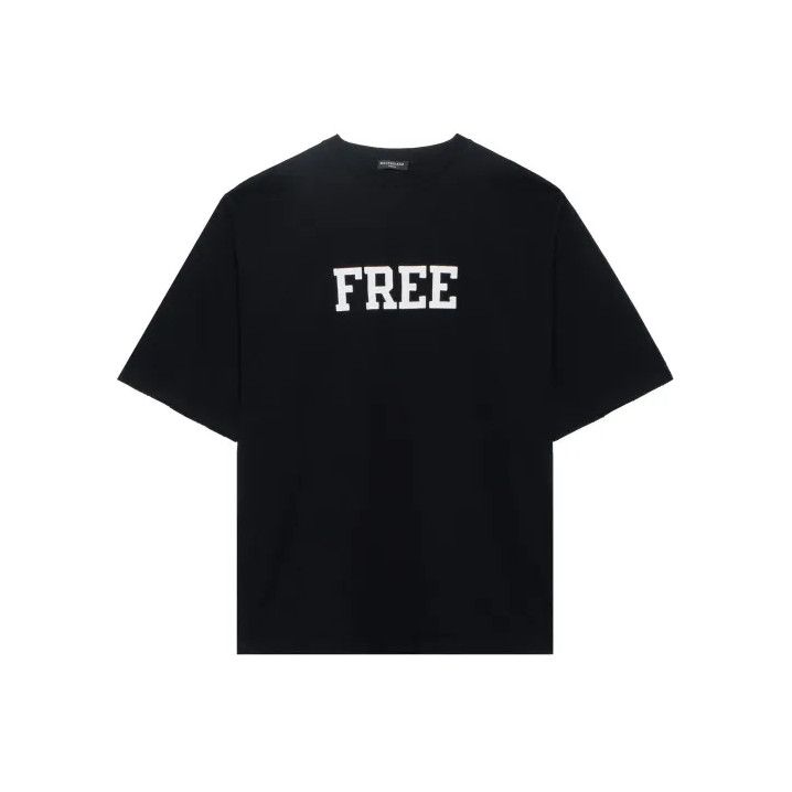 Balenciaga Balenciaga Classic Black "FREE" T-Shirt Size US XS / EU 42 / 0 - 1 Thumbnail