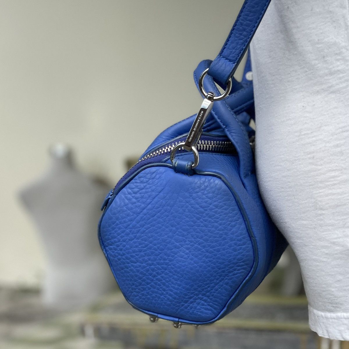 Alexander Wang Alexander Wang Blue Calf Leather Rockie Bag Size ONE SIZE - 9 Thumbnail