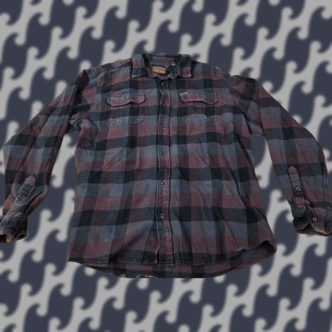Orvis Orvis Mens Thick Heavy Flannel Button-Down Shirt 2XL Plaid Multicolor Button-Up Long Sleeve Mens Size US XXL / EU 58 / 5 - 1 Thumbnail