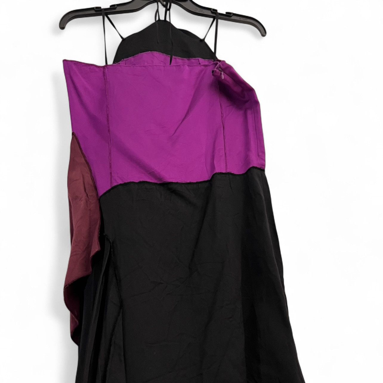 Miu Miu Miu Miu Y2K Silk Colorblock Halterneck Dress Size XS / US 0-2 / IT 36-38 - 3 Thumbnail