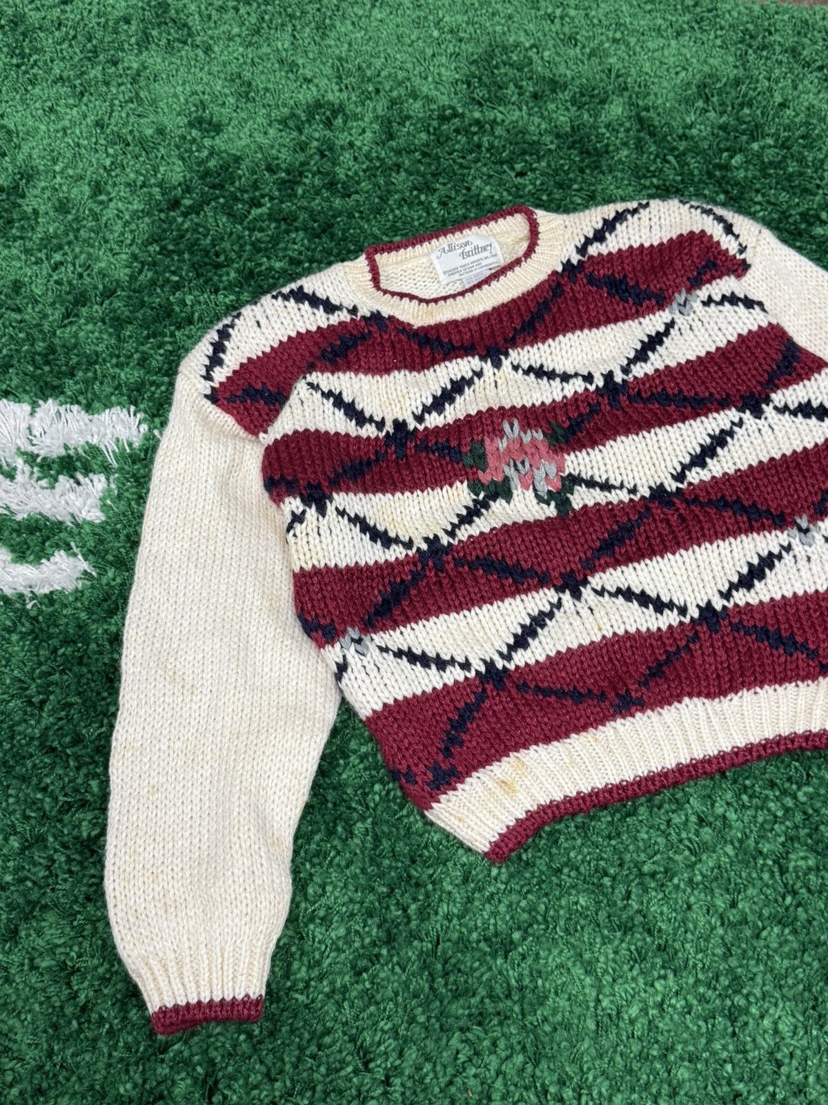 Vintage Vintage Allison Brittney Knitted Sweater Knit Medium Size M / US 6-8 / IT 42-44 - 2 Thumbnail