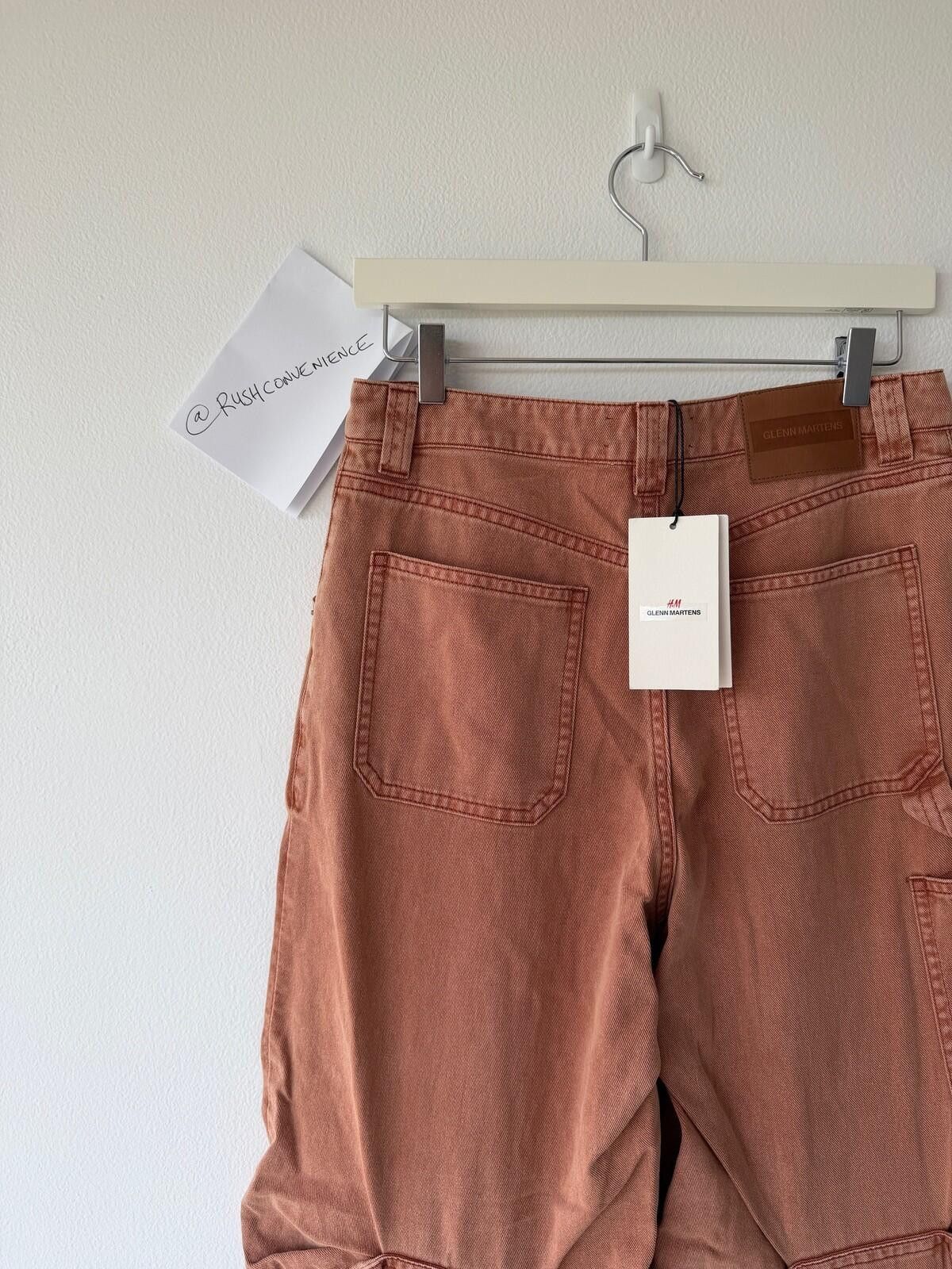 Other new H&M Glenn Martens slouchy twill pants peach pink 6 34 Size 34" / US 12 / IT 48 - 4 Thumbnail