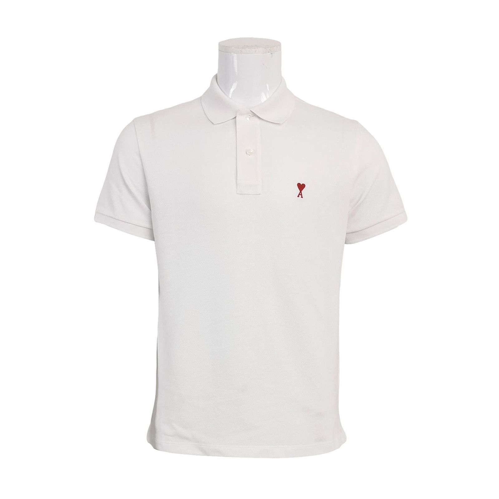 AMI AMI Alexandre Mattiussi Red Heart Logo Polo Size M Size US M / EU 48-50 / 2 - 1 Thumbnail