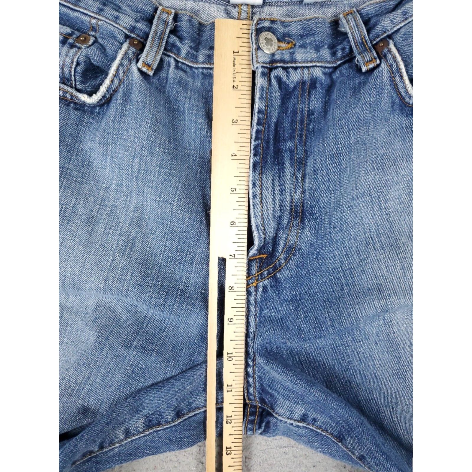 Lucky Brand Lucky Brand Blue Straight Leg Denim Jeans Mens 36x31 Regular Size US 36 / EU 52 - 3 Thumbnail