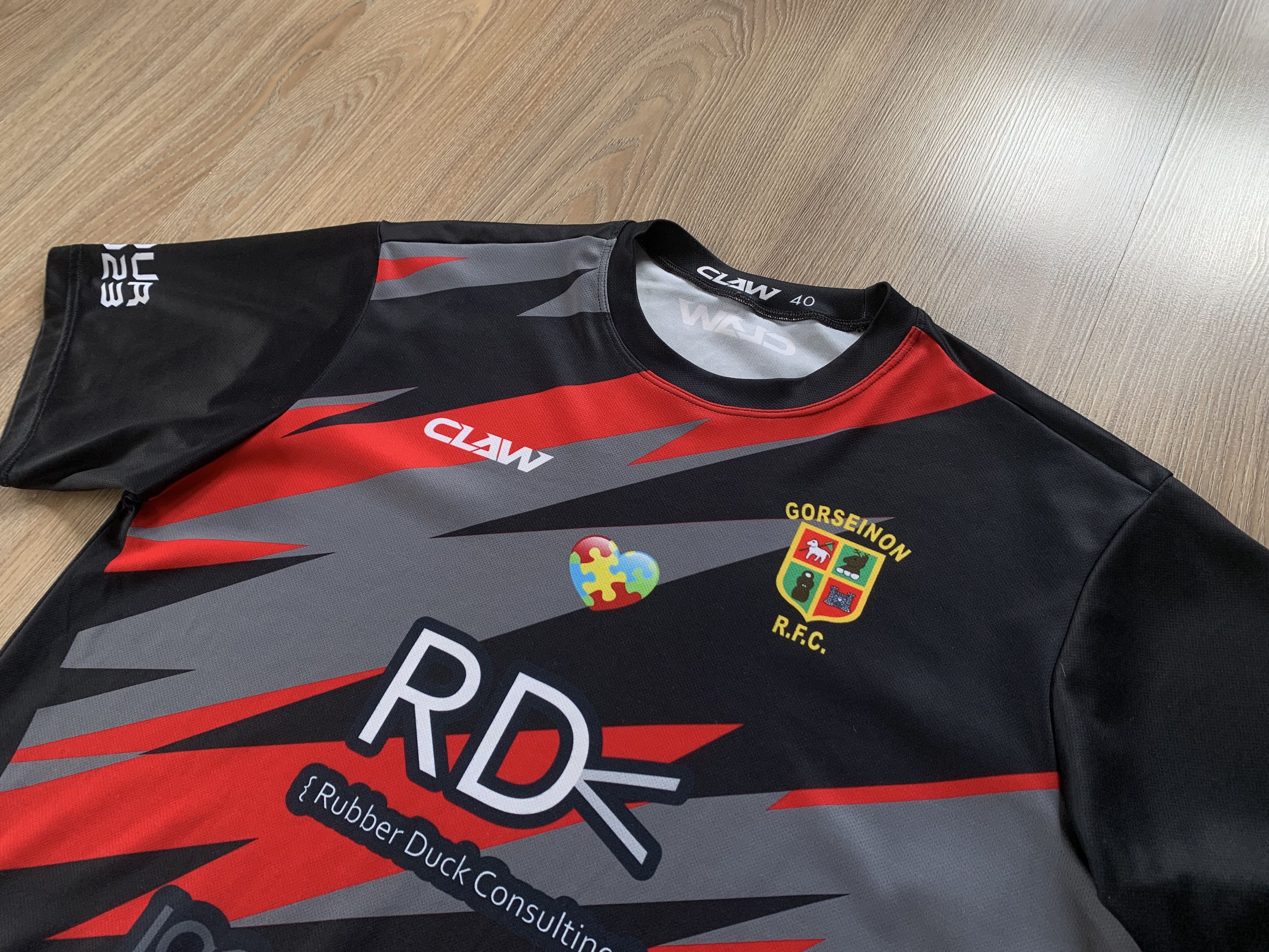 Other Claw 40 Gorseinon R.F.C. Rugby Shirt Size US M / EU 48-50 / 2 - 4 Thumbnail