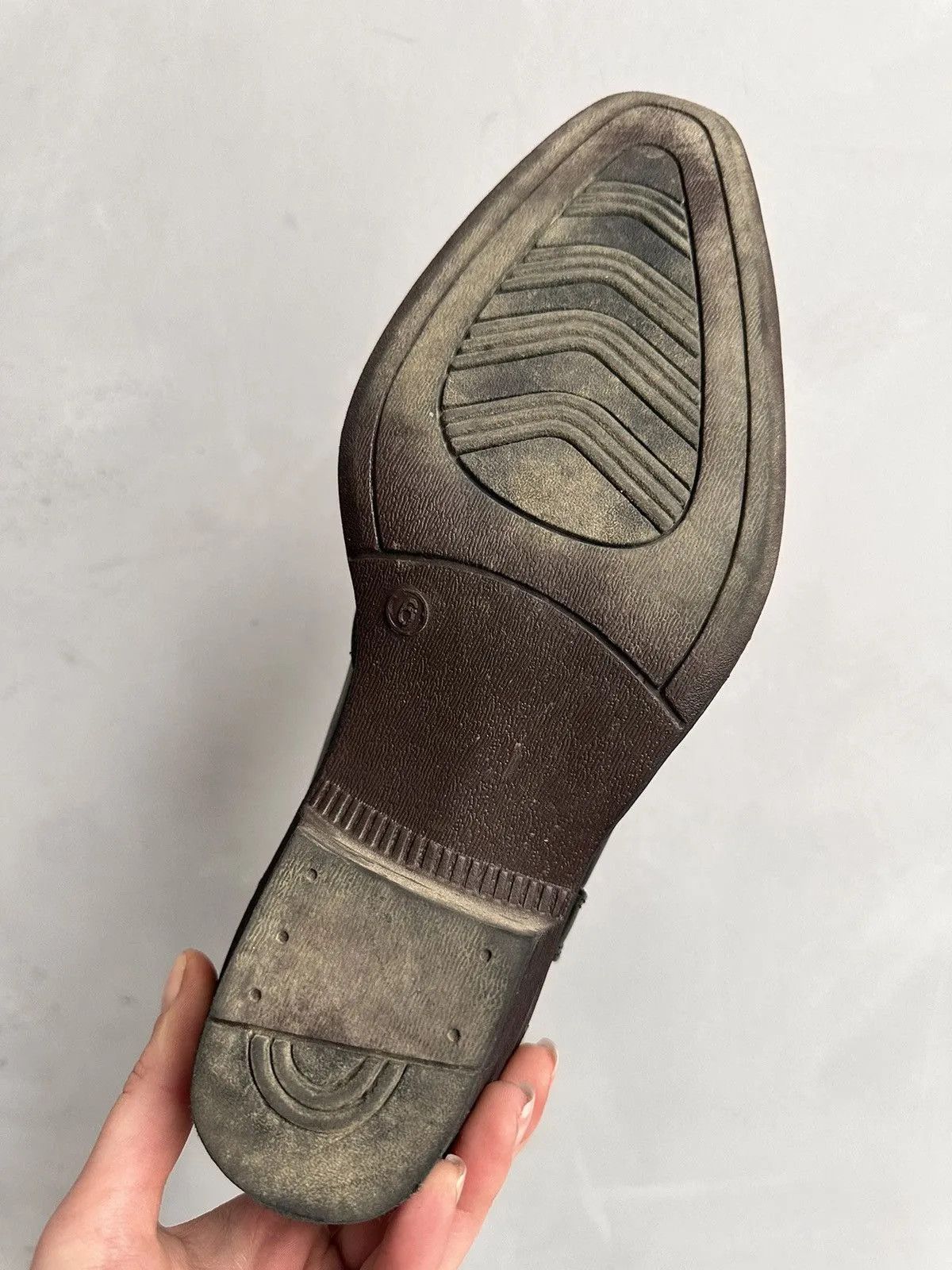 Western Rise VINTAGE BOOTS LEATHER AS 98 COWBOYS GUIDI WESTERN STYLE GOA Size US 7.5 / EU 40-41 - 11 Thumbnail