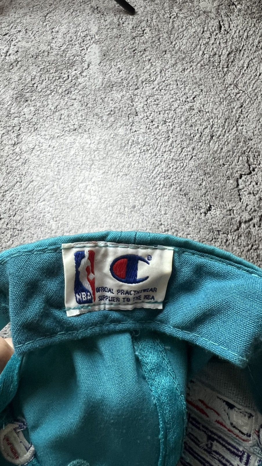 Champion VTG 90’s Charlotte Hornets NBA champion hat Size ONE SIZE - 5 Thumbnail