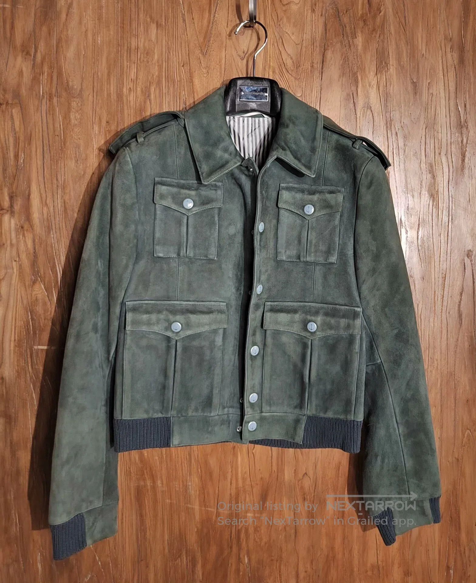 Thom Browne Thom Browne Suede Hunting Jacket. Size US XS / EU 42 / 0 - 1 Thumbnail