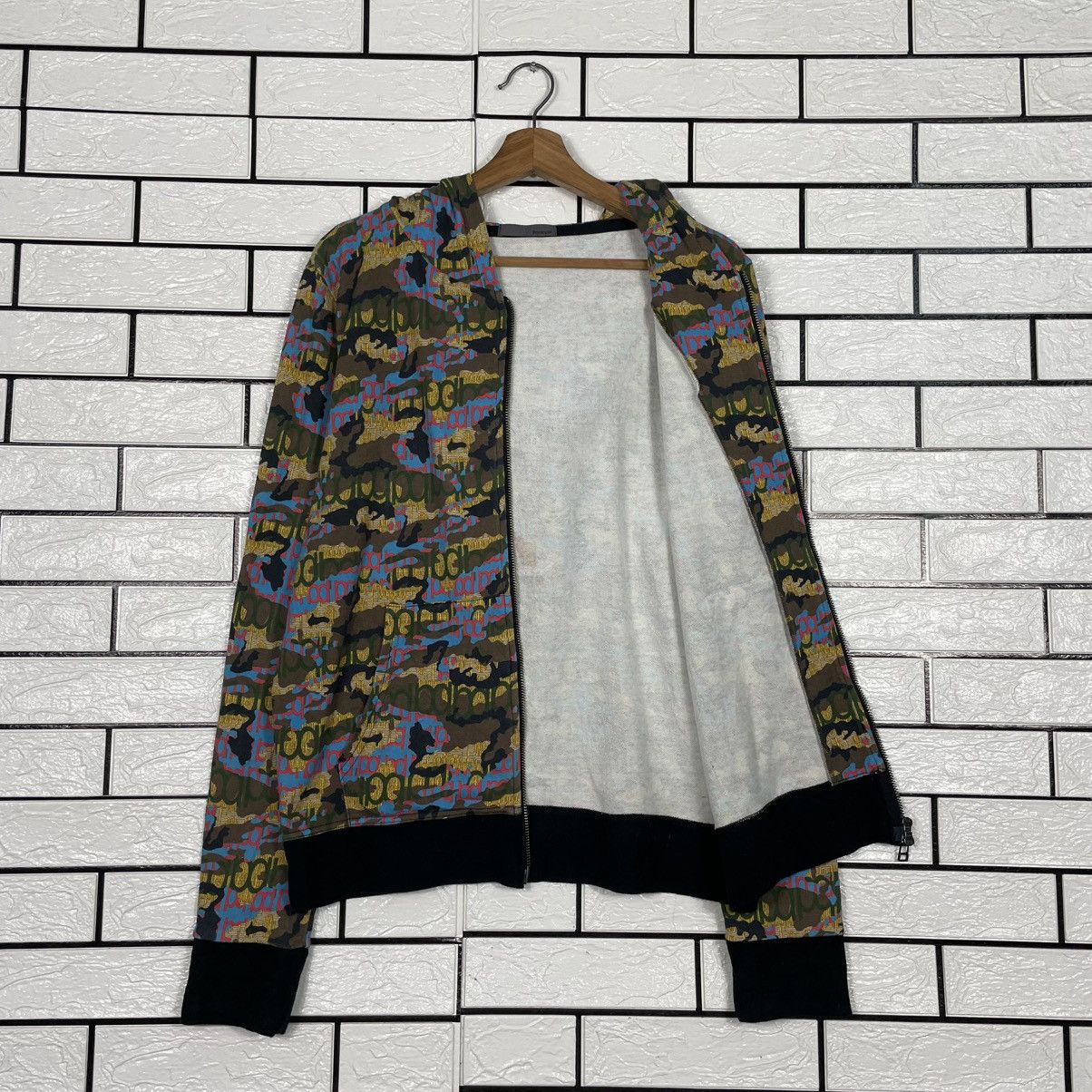 Japanese Brand Japanese Brand Paranoia Full Print Zipper Hoodie Size US M / EU 48-50 / 2 - 10 Thumbnail