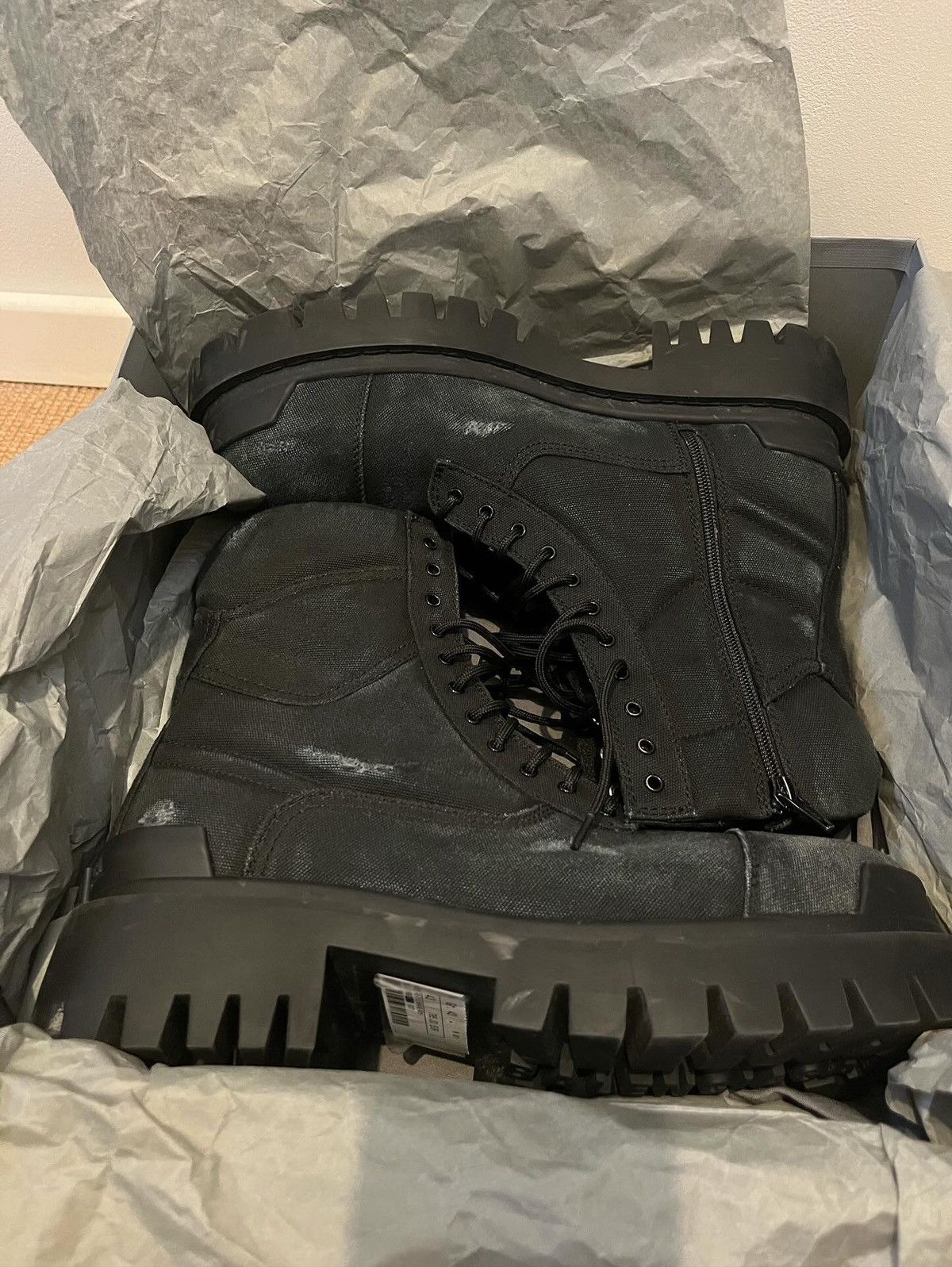 Balenciaga Strike Canvas Boots sz. 43 (DSWT) Size US 10 / EU 43 - 2 Thumbnail