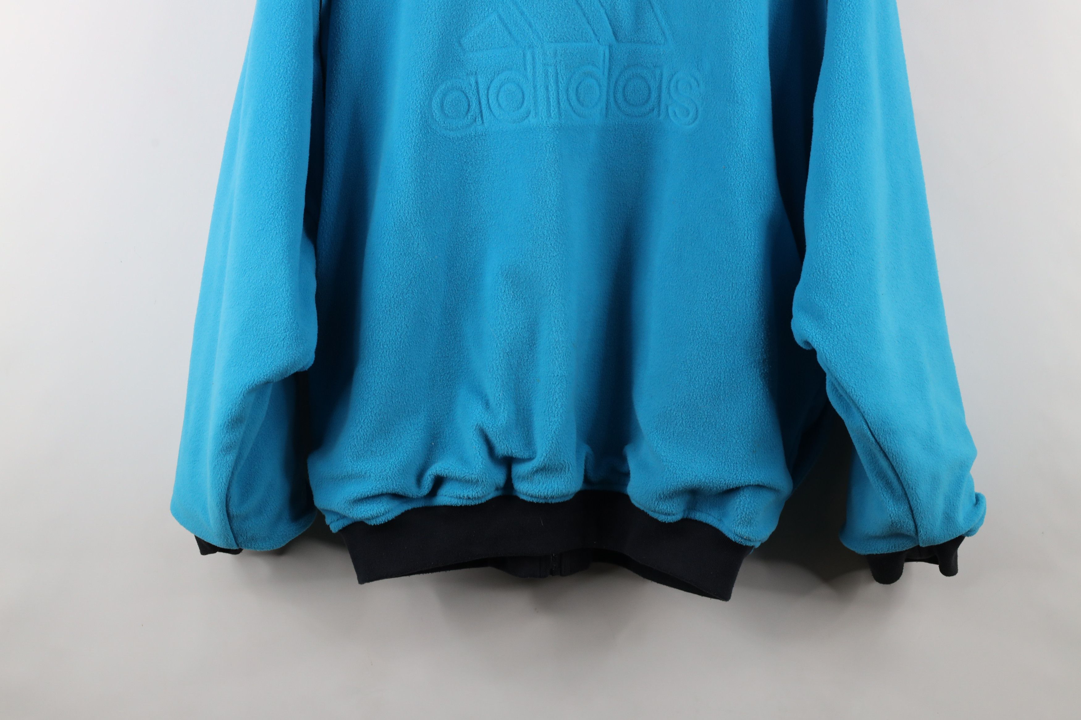Adidas × Vintage Vintage 90s Adidas Reversible Full Zip Bomber Jacket Size US M / EU 48-50 / 2 - 20 Thumbnail