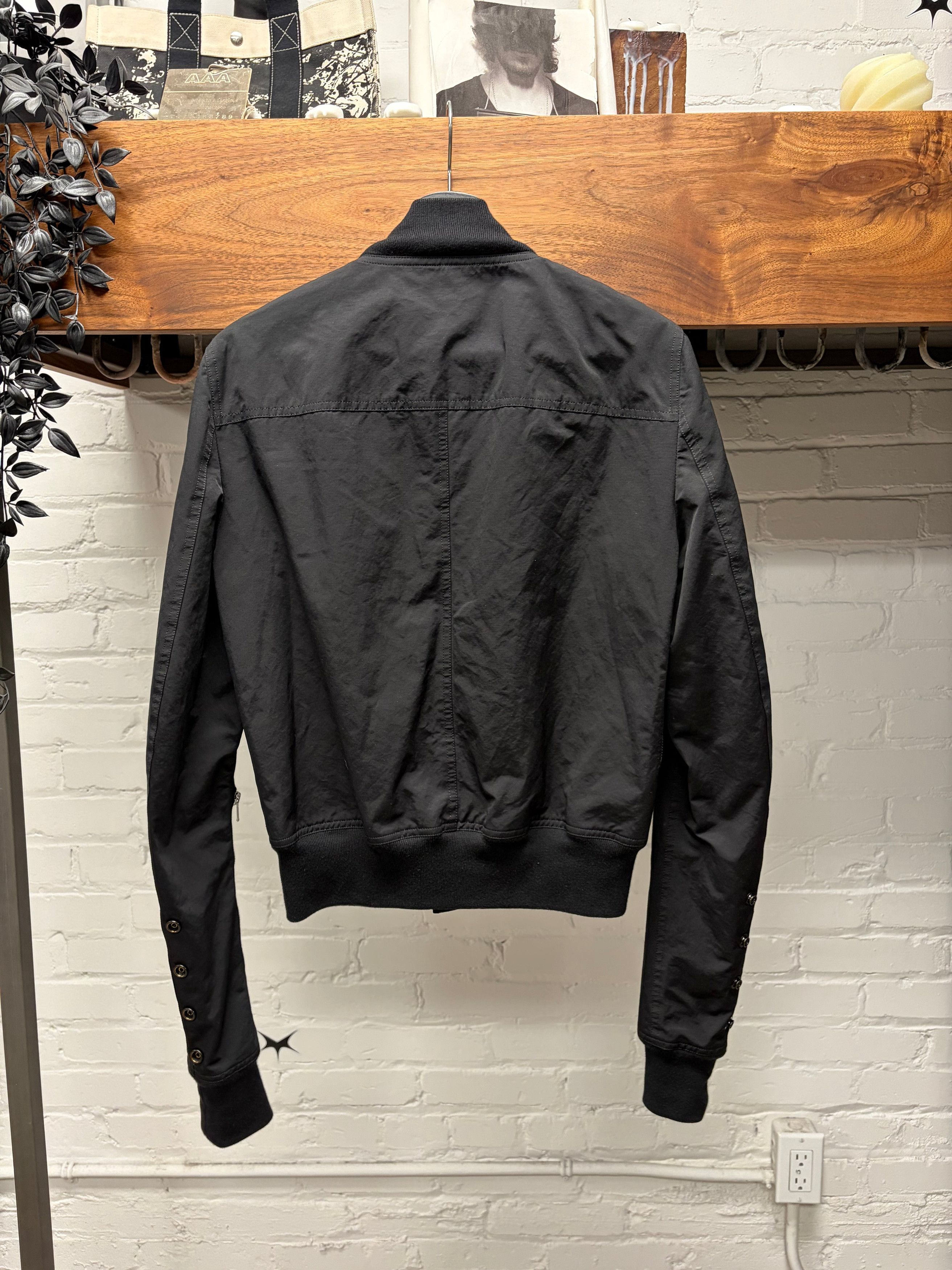 Rick Owens Rick Owens DRKSHDW Black Classic ‘Flight’ Bomber Jacket Size US S / EU 44-46 / 1 - 4 Thumbnail