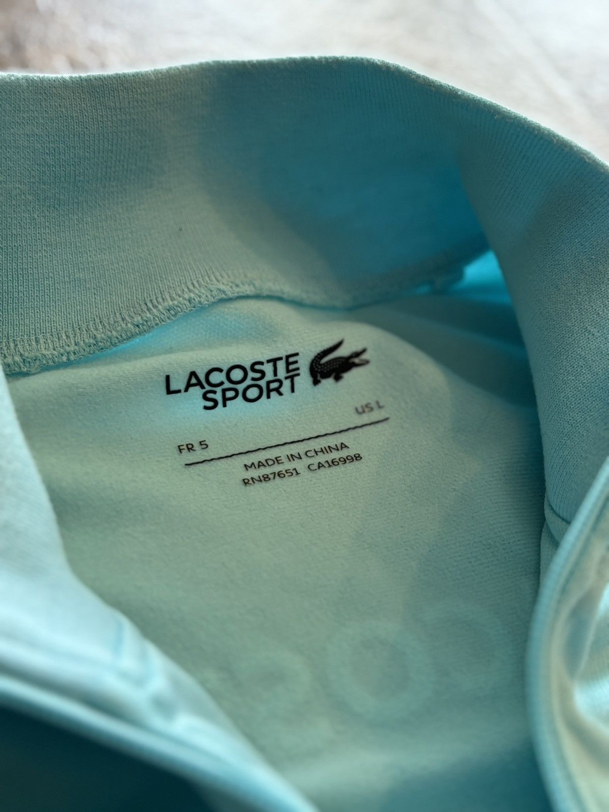 Lacoste Lacoste 2020 U.S Miami open Sky Blue Light Jacket Size US L / EU 52-54 / 3 - 6 Thumbnail