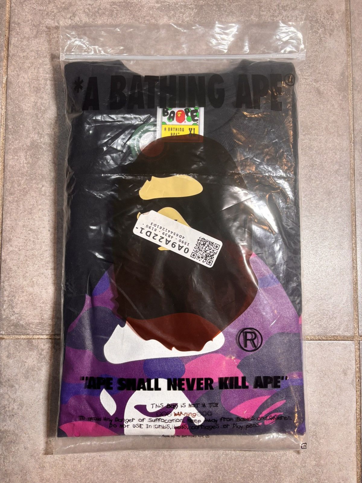 Bape Color Camo Big Ape Head Tee Size US XL / EU 56 / 4 - 1 Thumbnail