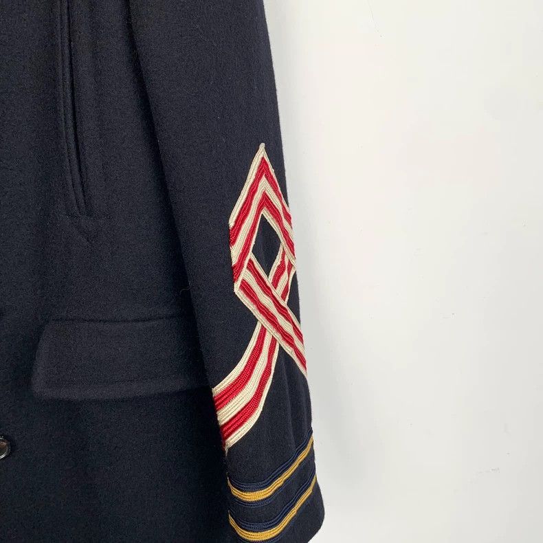 Gucci Gucci Black Embroidered Wool Double-Breasted Coat-2506 Size US L / EU 52-54 / 3 - 4 Thumbnail