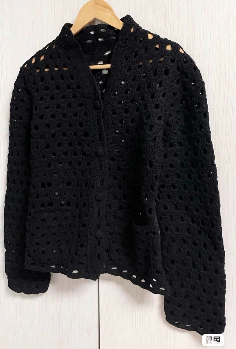 Issey Miyake issey miyake size:2 Hand-woven wool coat Size XXS / US 00 / IT 34 - 3 Thumbnail