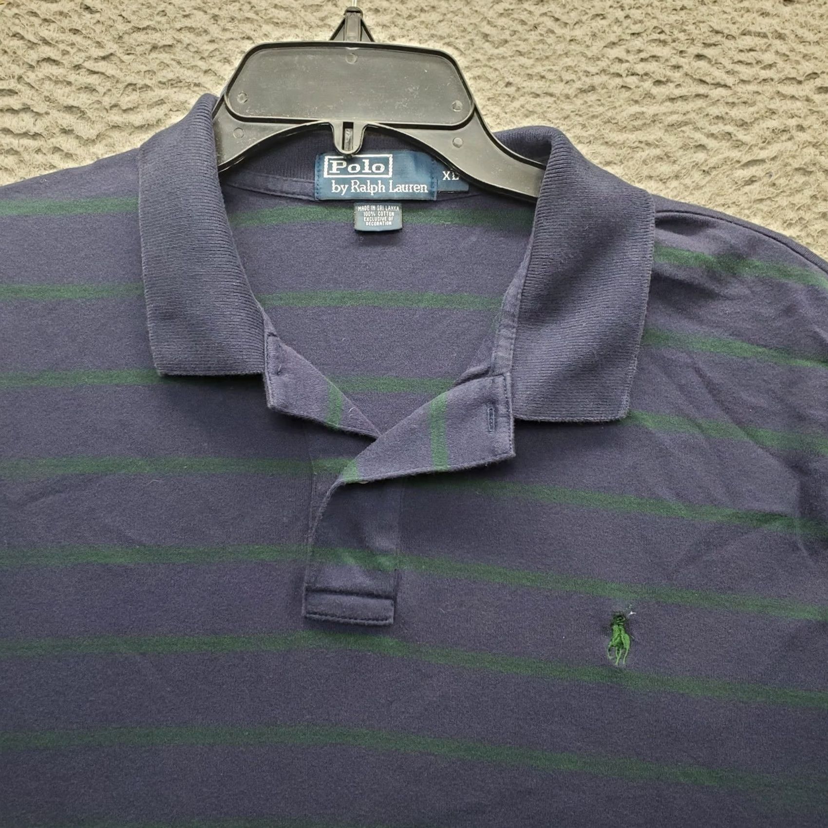 Polo Ralph Lauren Polo Ralph Lauren Golf Polo Shirt Men XL Multicolor Stripe High Low Slit Pony Logo Polo Size US XL / EU 56 / 4 - 7 Thumbnail