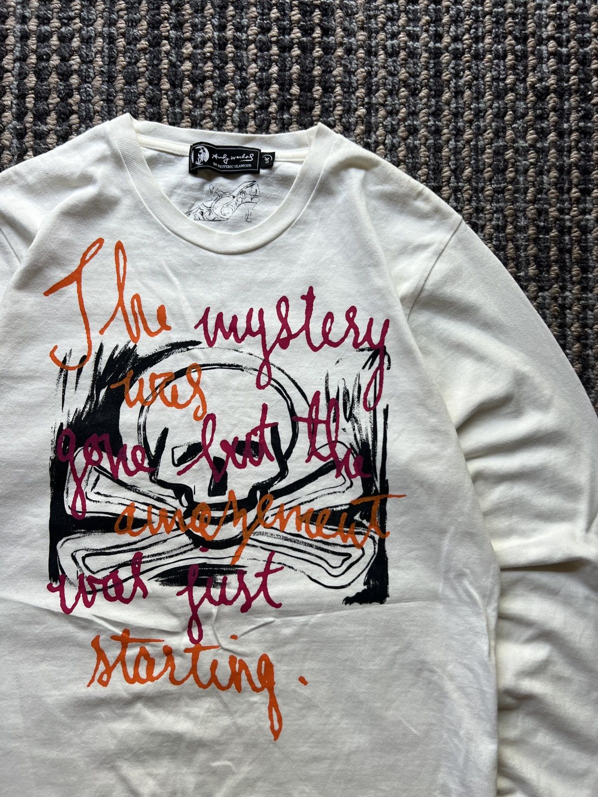 Hysteric Glamour Hysteric Glamour x Andy Warhol Skull Logo Crewneck Size US M / EU 48-50 / 2 - 2 Thumbnail