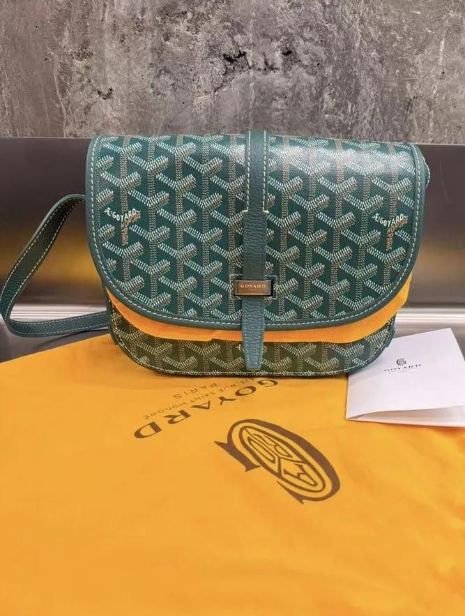 Goyard Goyard Leather Messenger Belvedere Green PM Size ONE SIZE - 1 Thumbnail