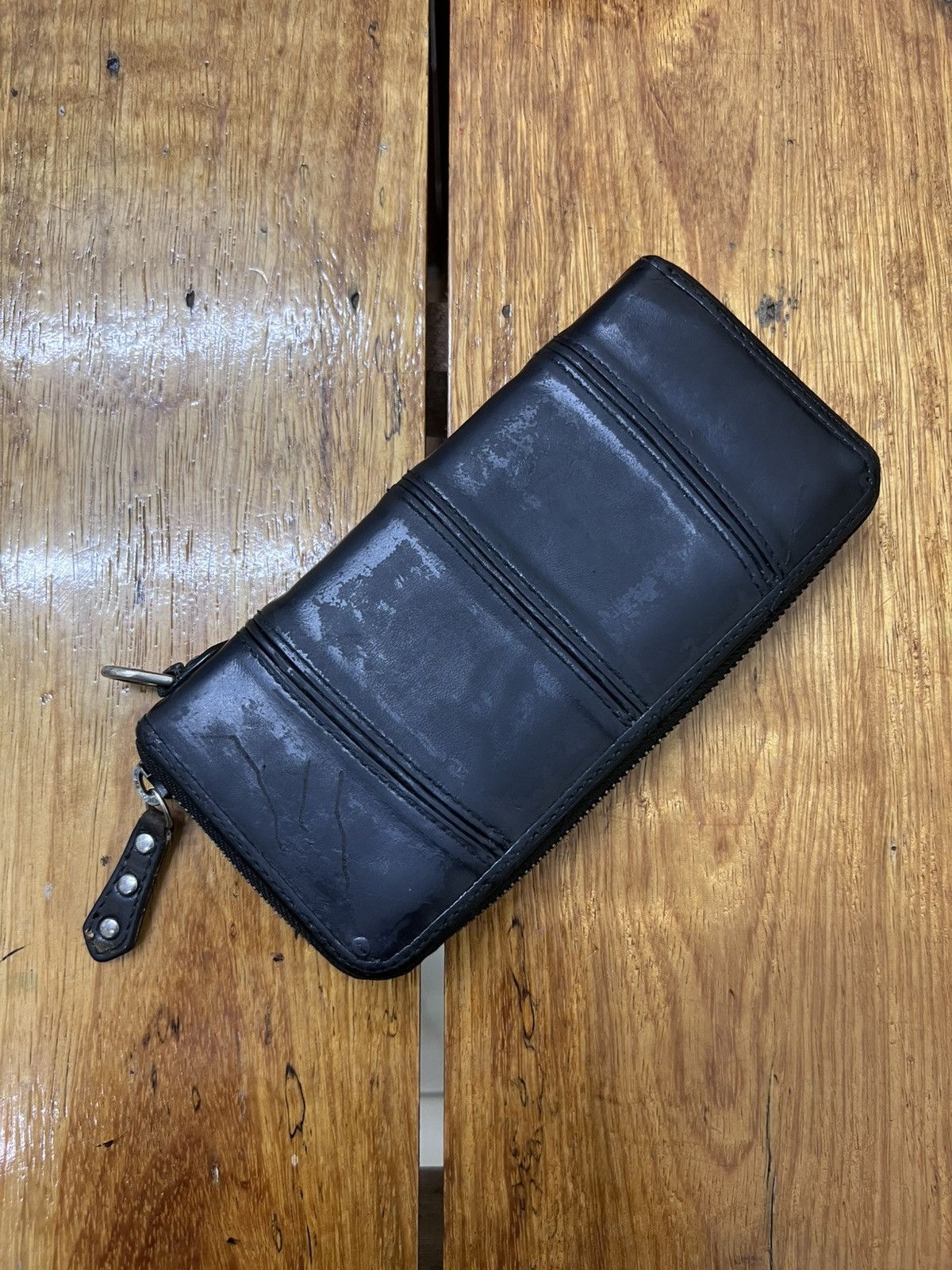 Number (N)ine JapaneseBrand Unison Dept. Leather Long Wallet Size ONE SIZE - 2 Thumbnail
