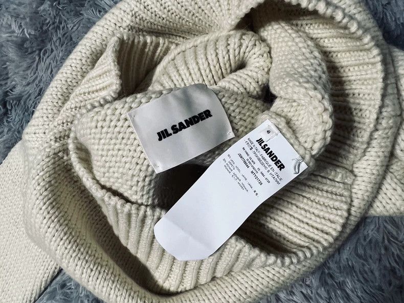 Jil Sander Jil Sander chunky knit thick sweater coat Size M / US 6-8 / IT 42-44 - 3 Thumbnail