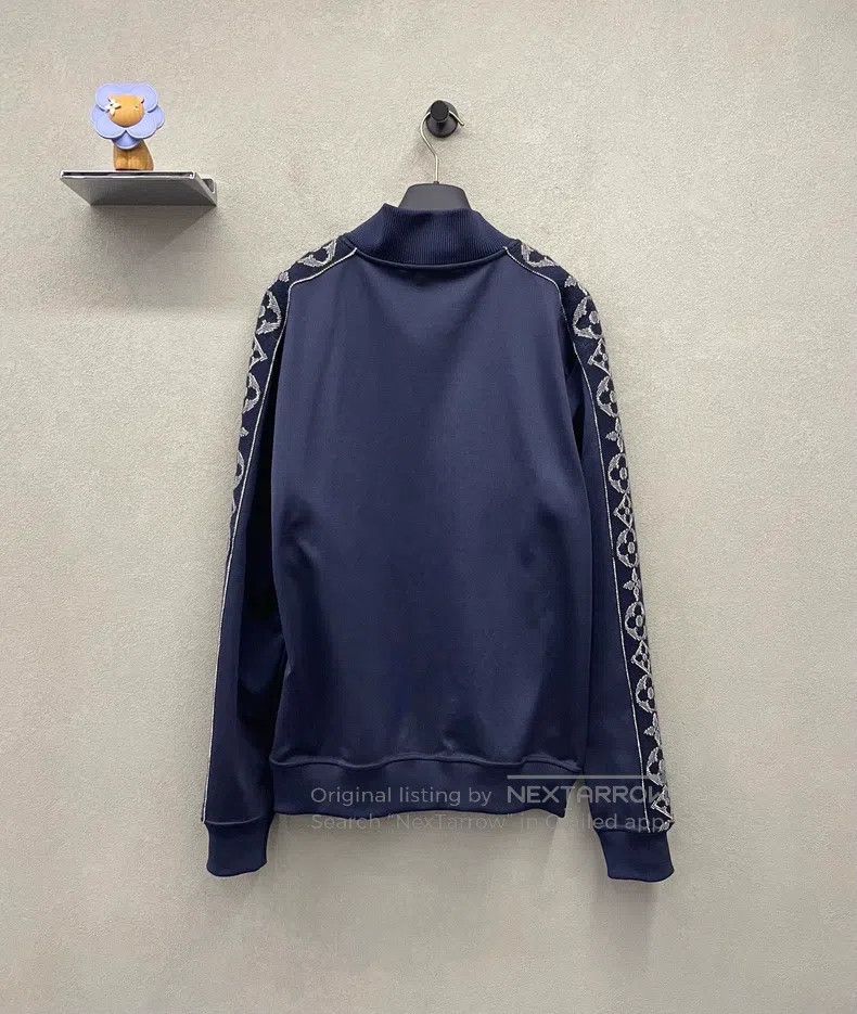 Louis Vuitton Louis Vuitton Navy Blue Letter Jacket Size US L / EU 52-54 / 3 - 2 Thumbnail