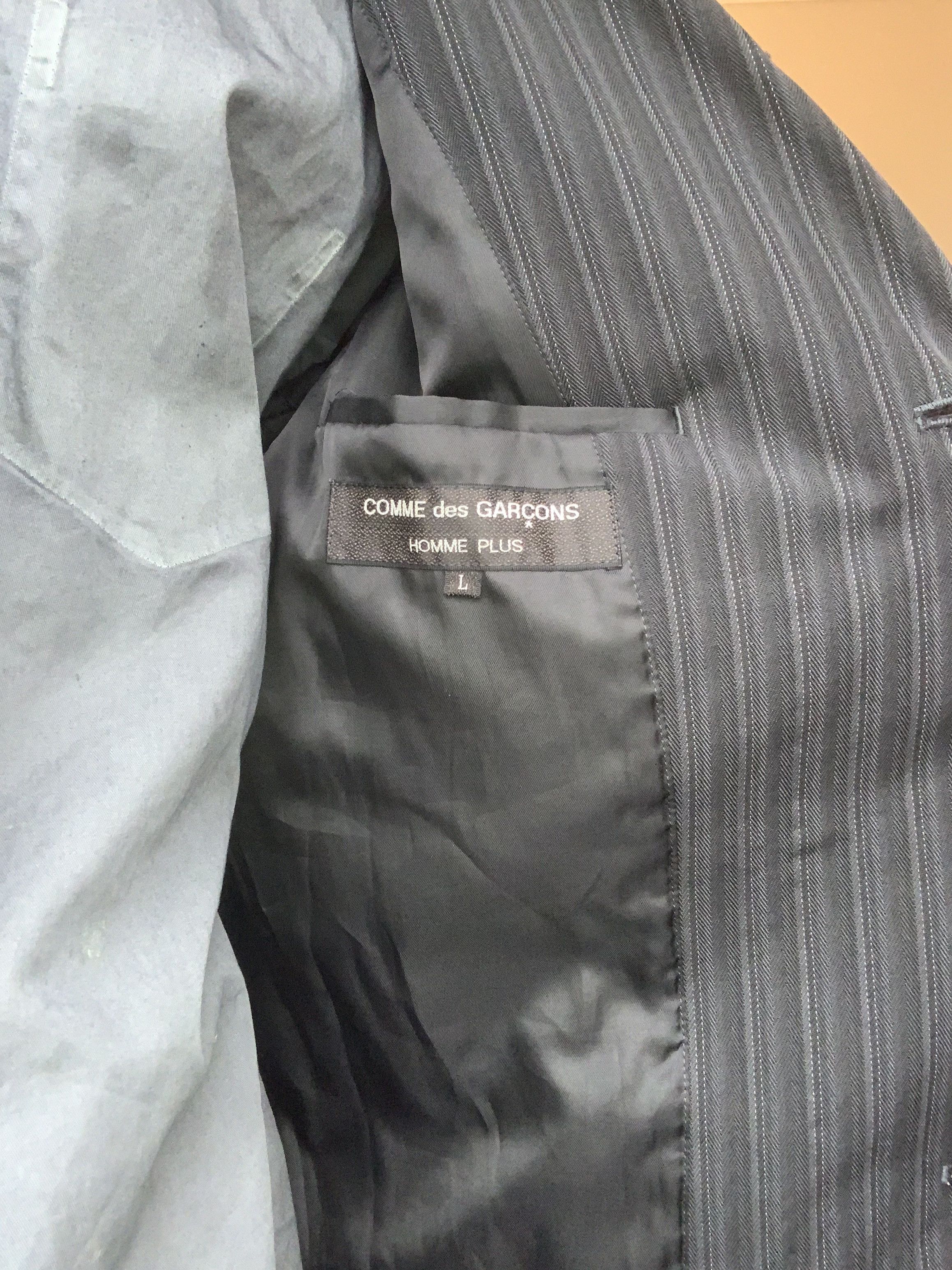 Comme des Garcons Homme Plus CDG Homme Plus Pin Stripe Blazer Size 40L - 4 Thumbnail