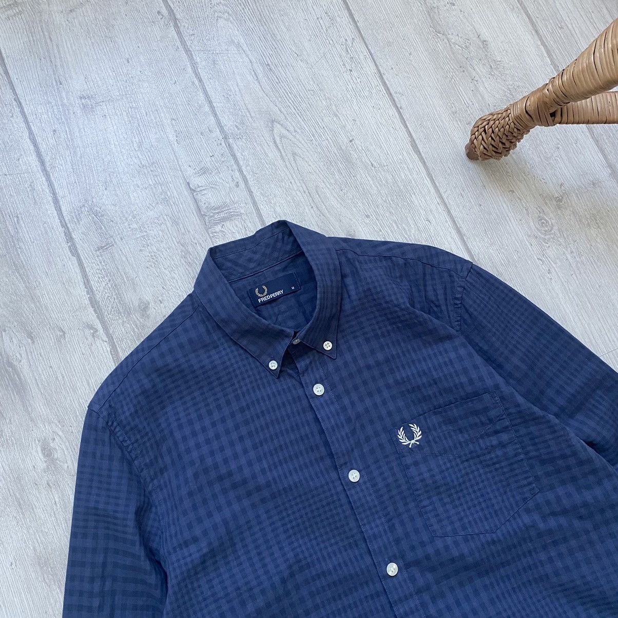 Fred Perry 👔 Fred Perry Flannel shirt Luxury button up oldmoney Size US M / EU 48-50 / 2 - 2 Thumbnail