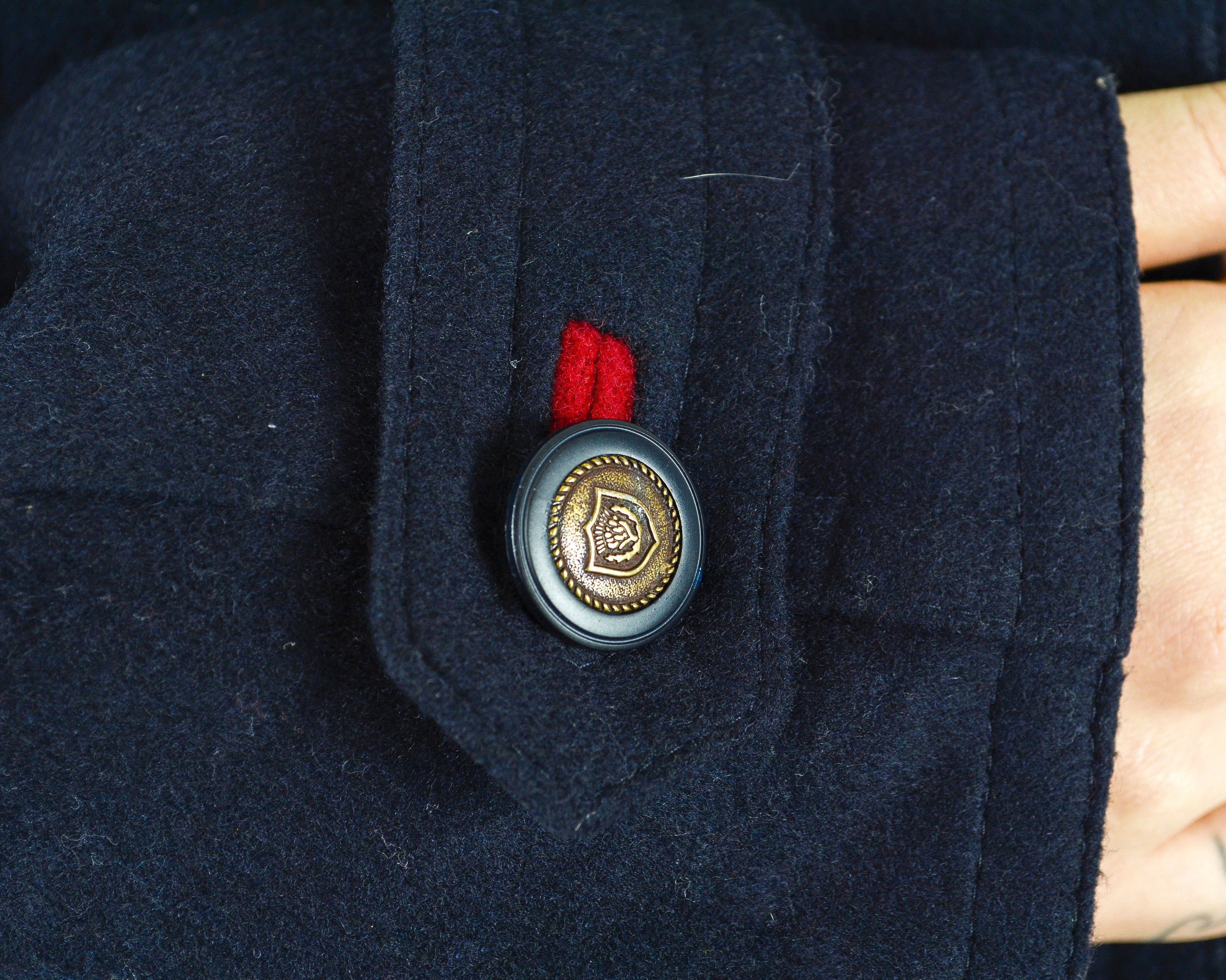 Vintage Original Aquila Alpacca Loden Alpaca Wool Coat Button Up Size L / US 10 / IT 46 - 8 Thumbnail