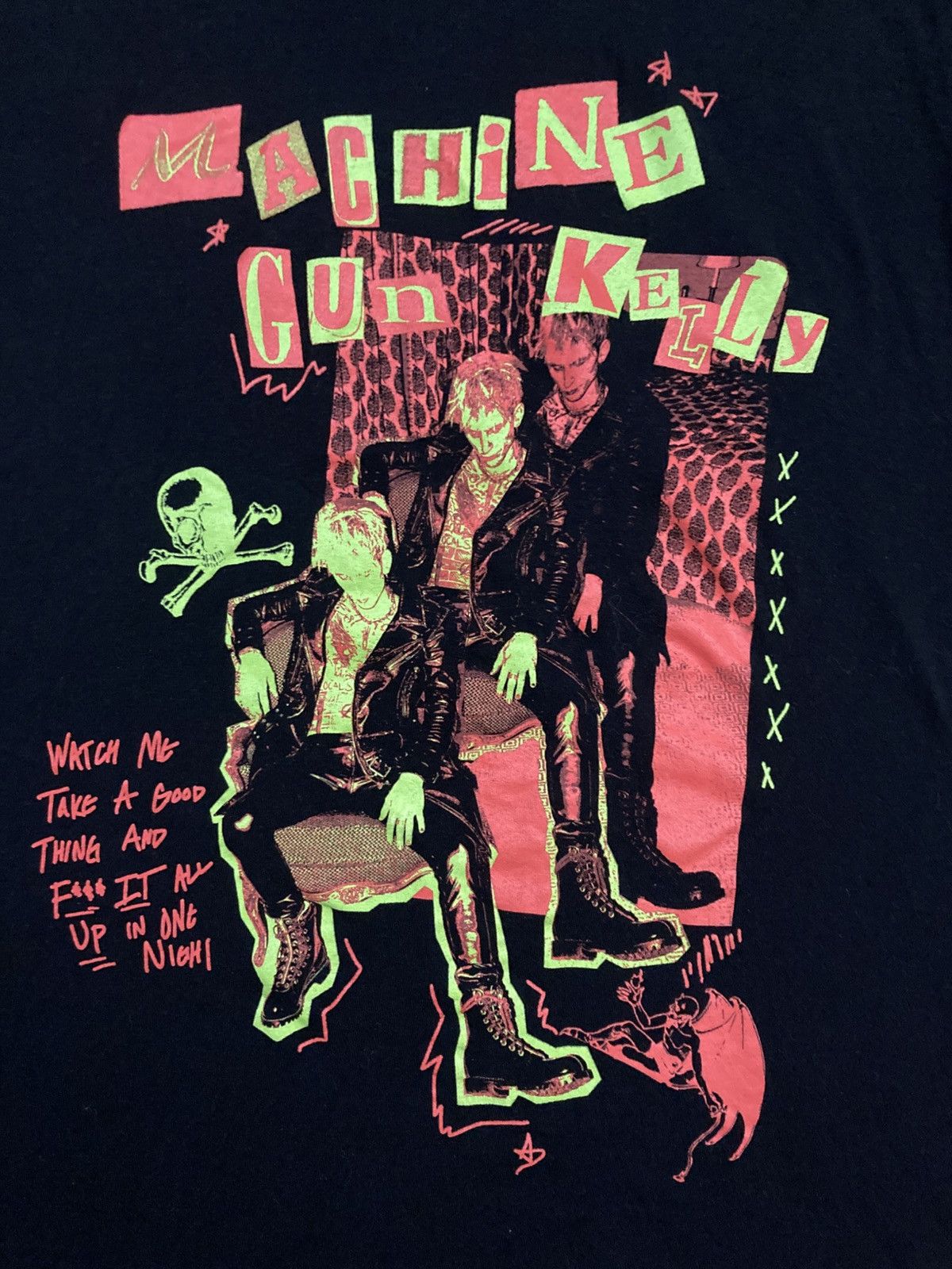 Designer × Hot Topic Machine Gun Kelly MGK I Think I’m Okay Merch M T Shirt Size US M / EU 48-50 / 2 - 3 Thumbnail