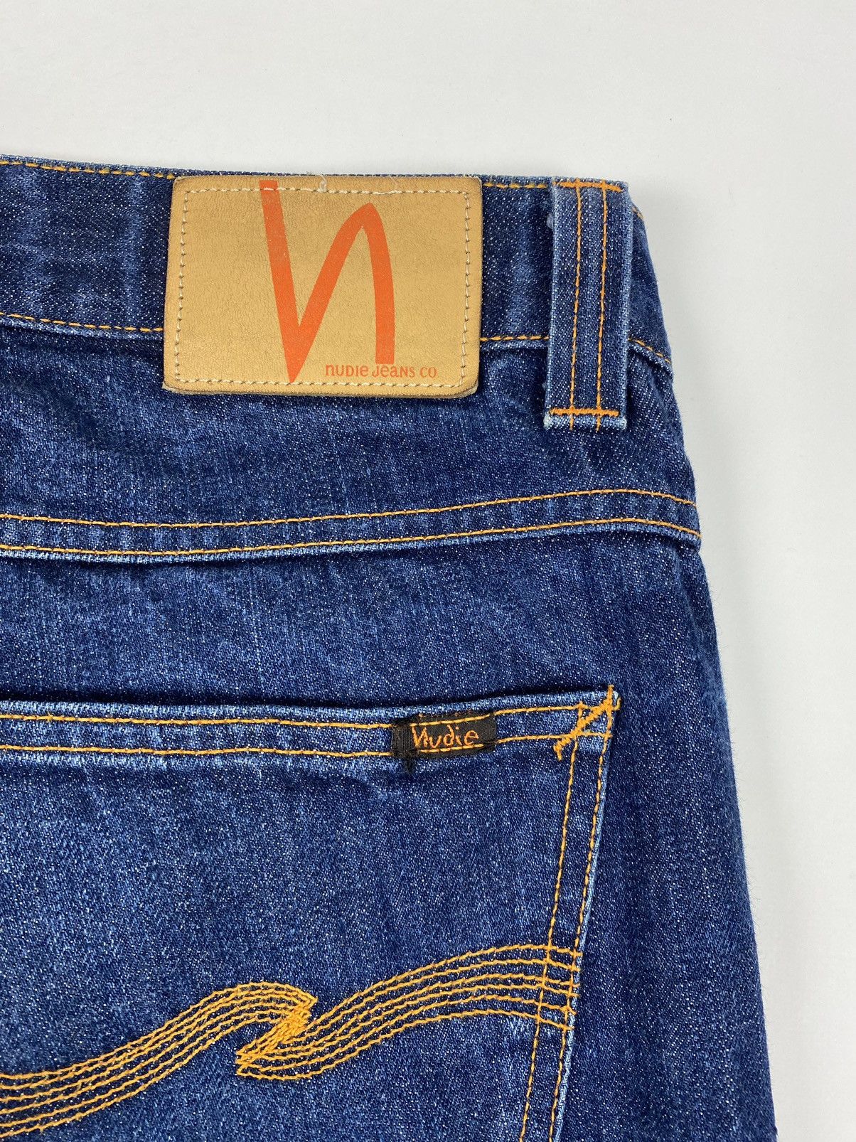 Nudie Jeans Nudie Jeans Straight Sven Redline Dry Selvedge Denim Pants Size US 33 - 13 Thumbnail