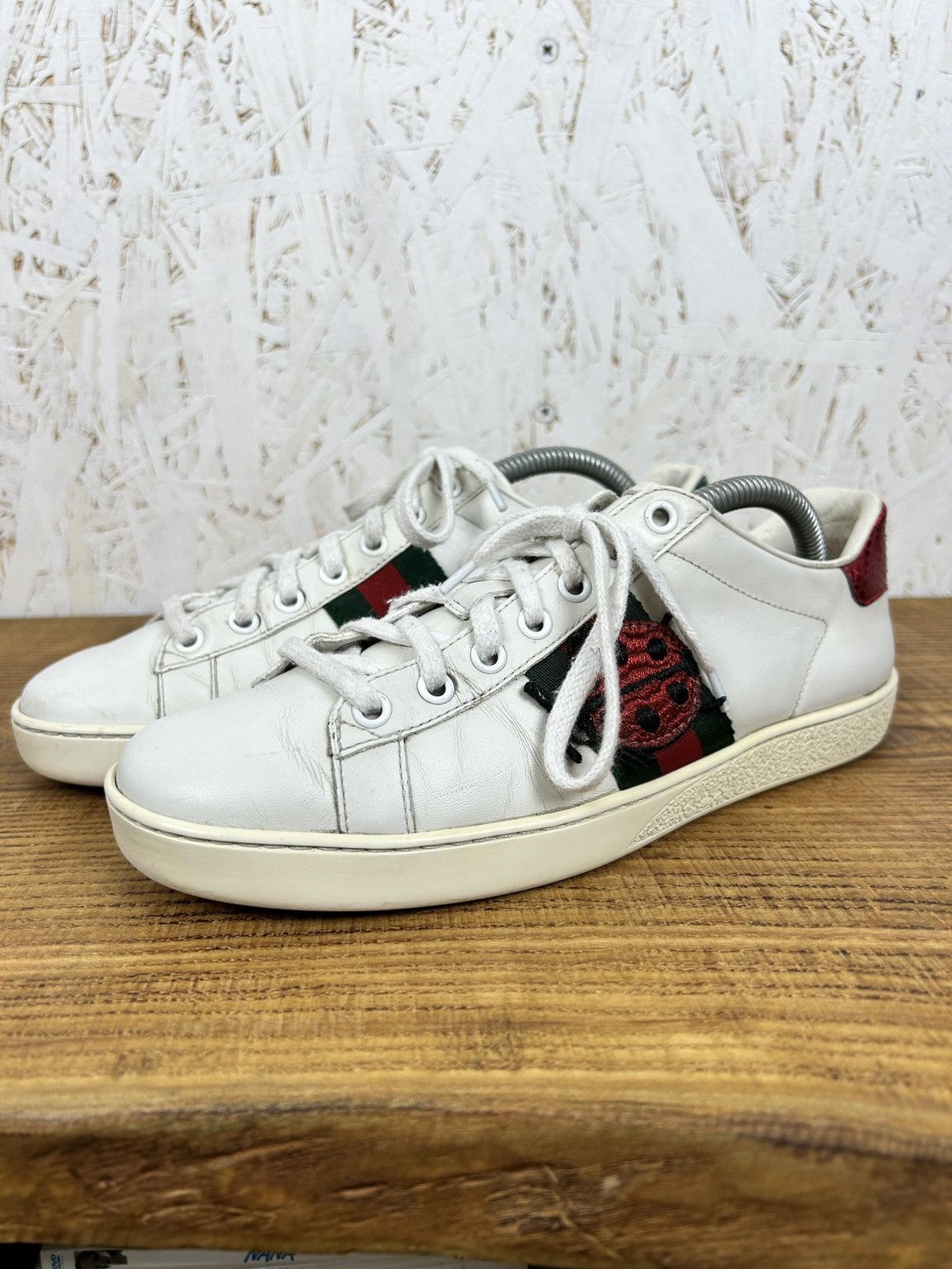 Gucci Gucci Ace Pineapple Low Top Sneakers White 36 1/2 Size US 6.5 / IT 36.5 - 2 Thumbnail