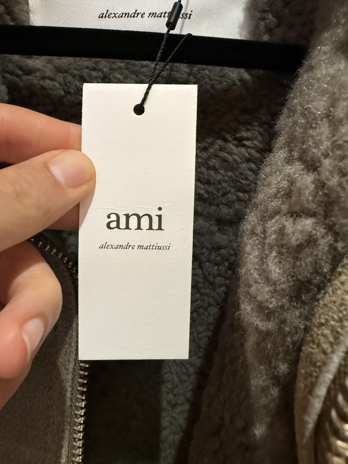AMI Ami - Zip Up Shearling Bomber Size US XL / EU 56 / 4 - 5 Thumbnail
