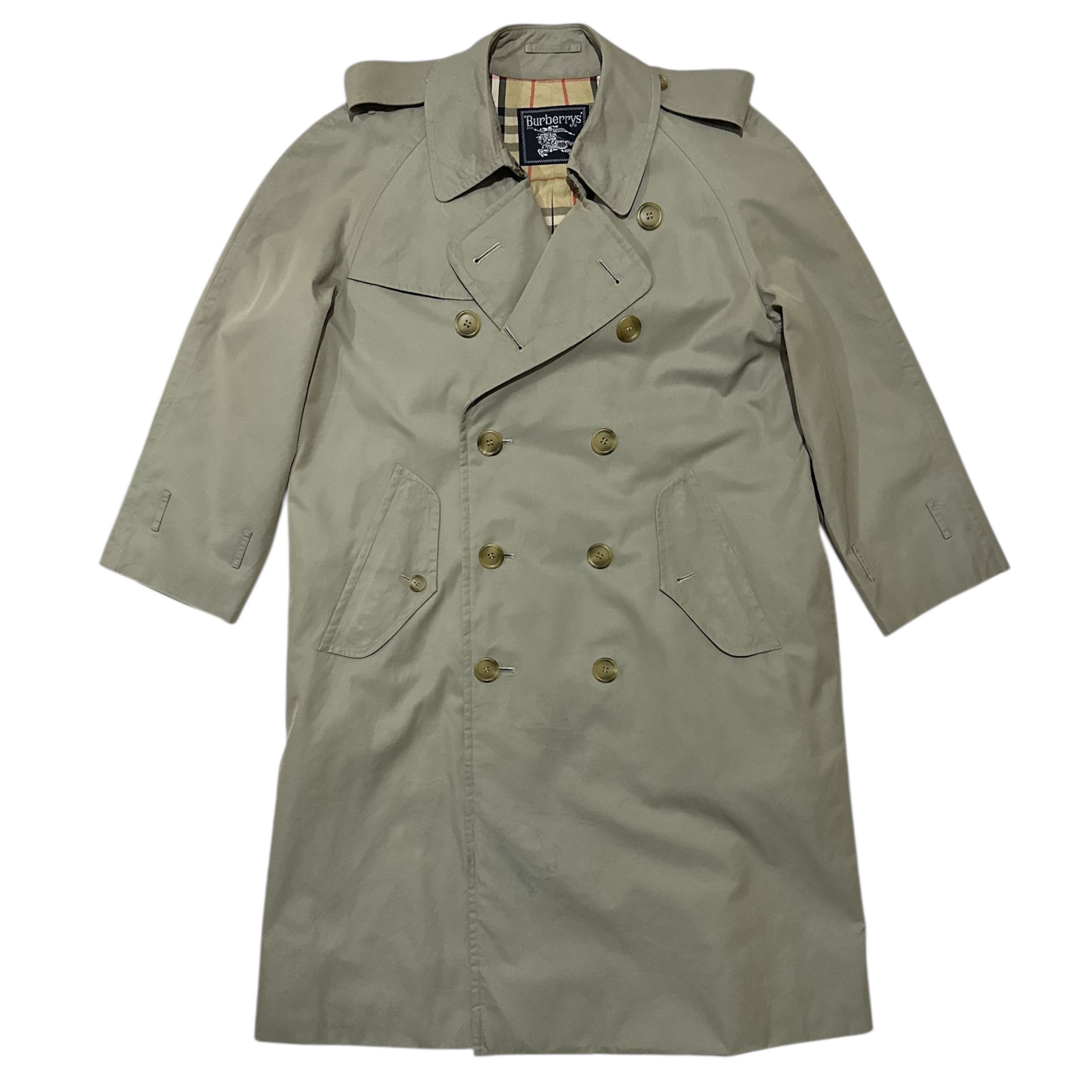 Burberry × Vintage Vintage Burberrys Novacheck Trench Coat Jacket