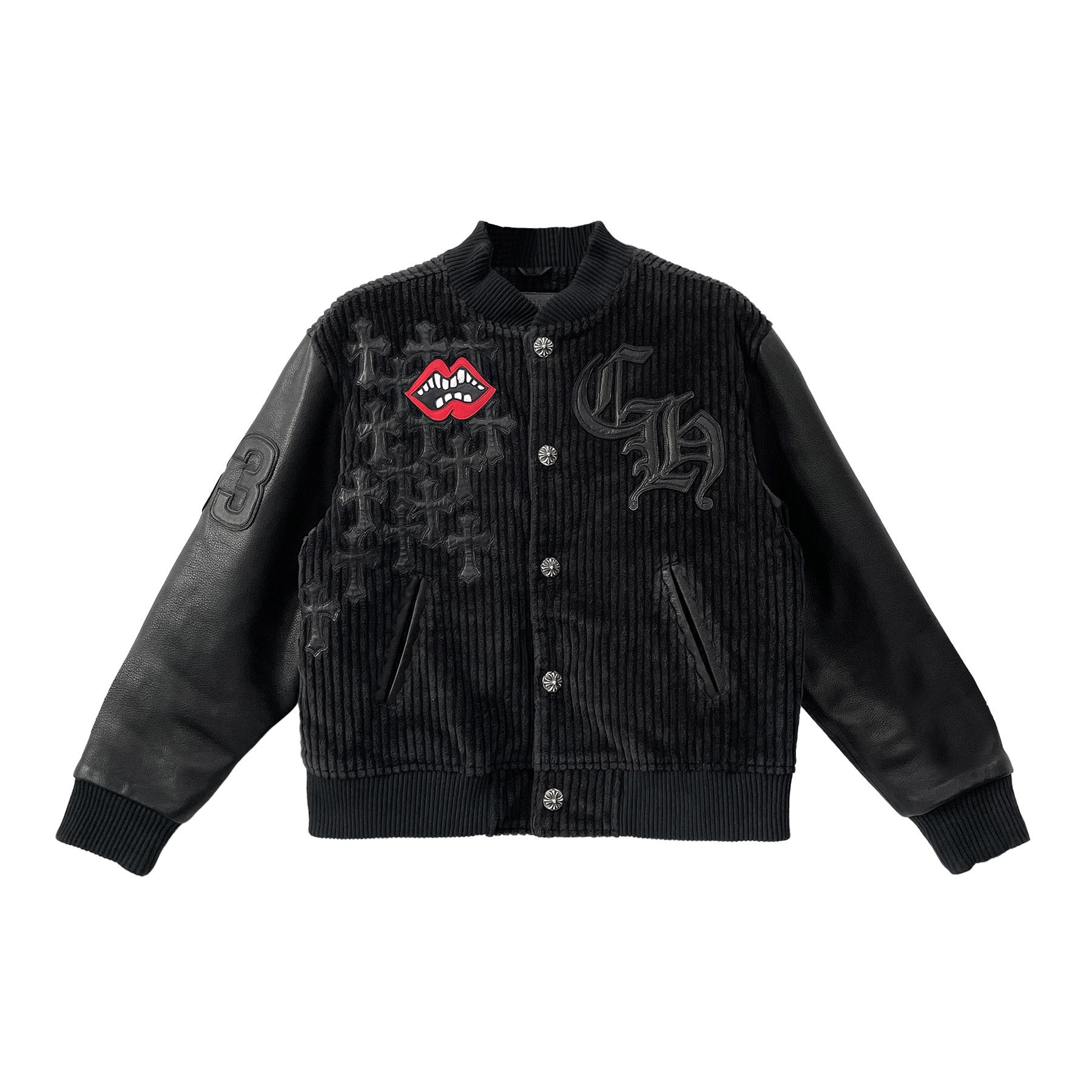 Chrome Hearts Chrome Hearts Matty Boy Lips Cross Patch Bomber Jacket Size US S / EU 44-46 / 1 - 1 Thumbnail
