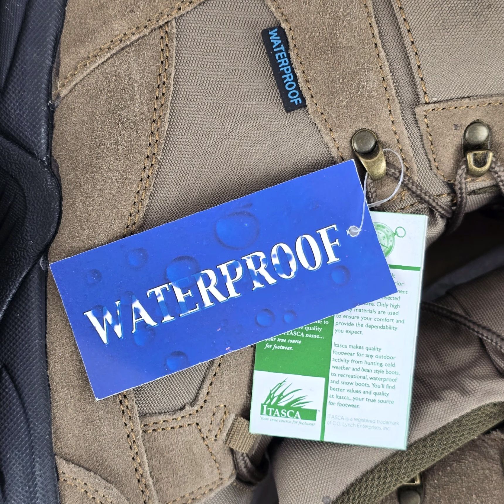 Itasca Huntsman Men's 11 Waterproof Hiking Boots Brown Oil