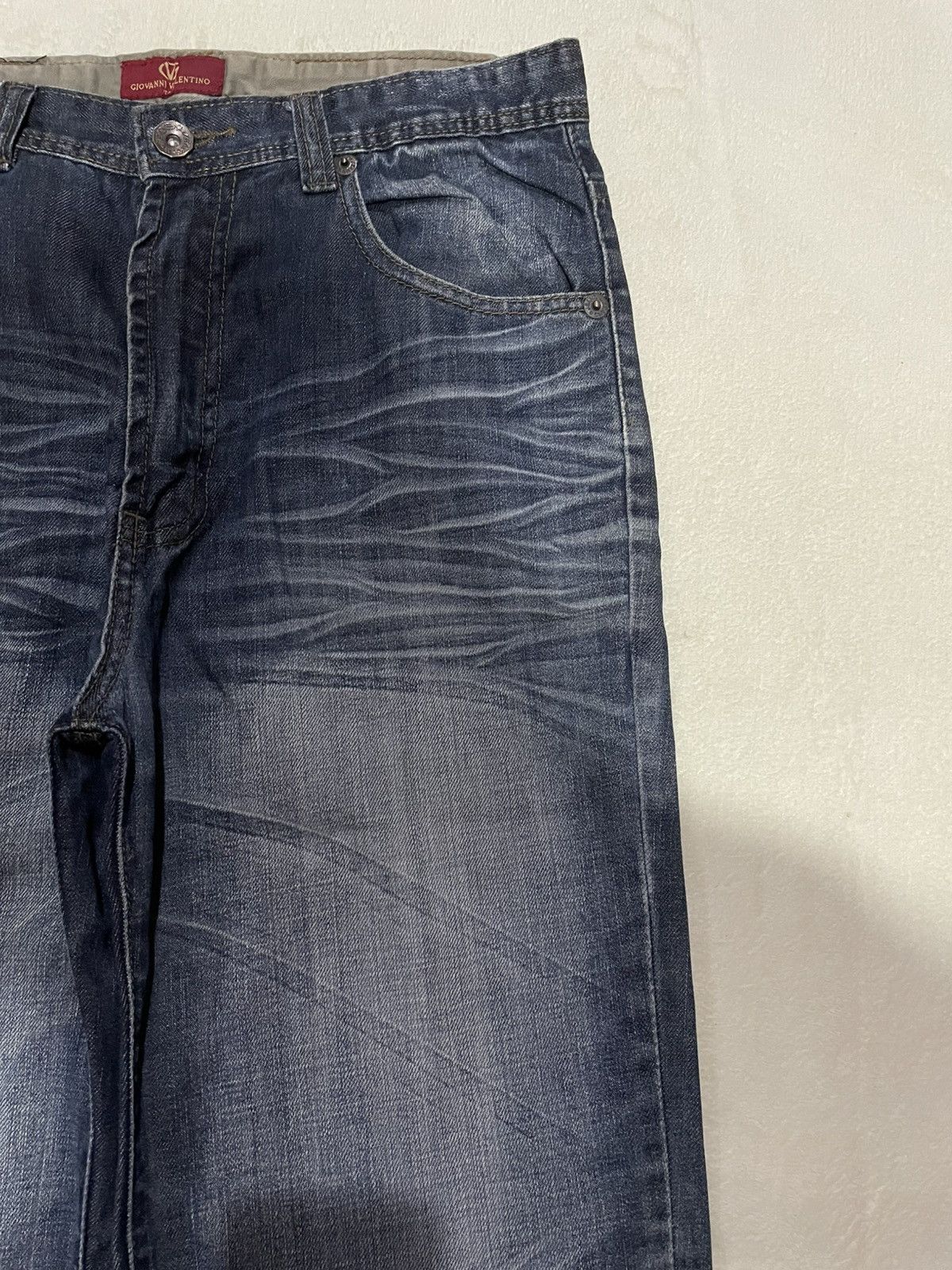 Giovanni Valentino Vintage Giovanni Valentino Mudwash Distressed Denim Jeans Size US 32 / EU 48 - 4 Thumbnail