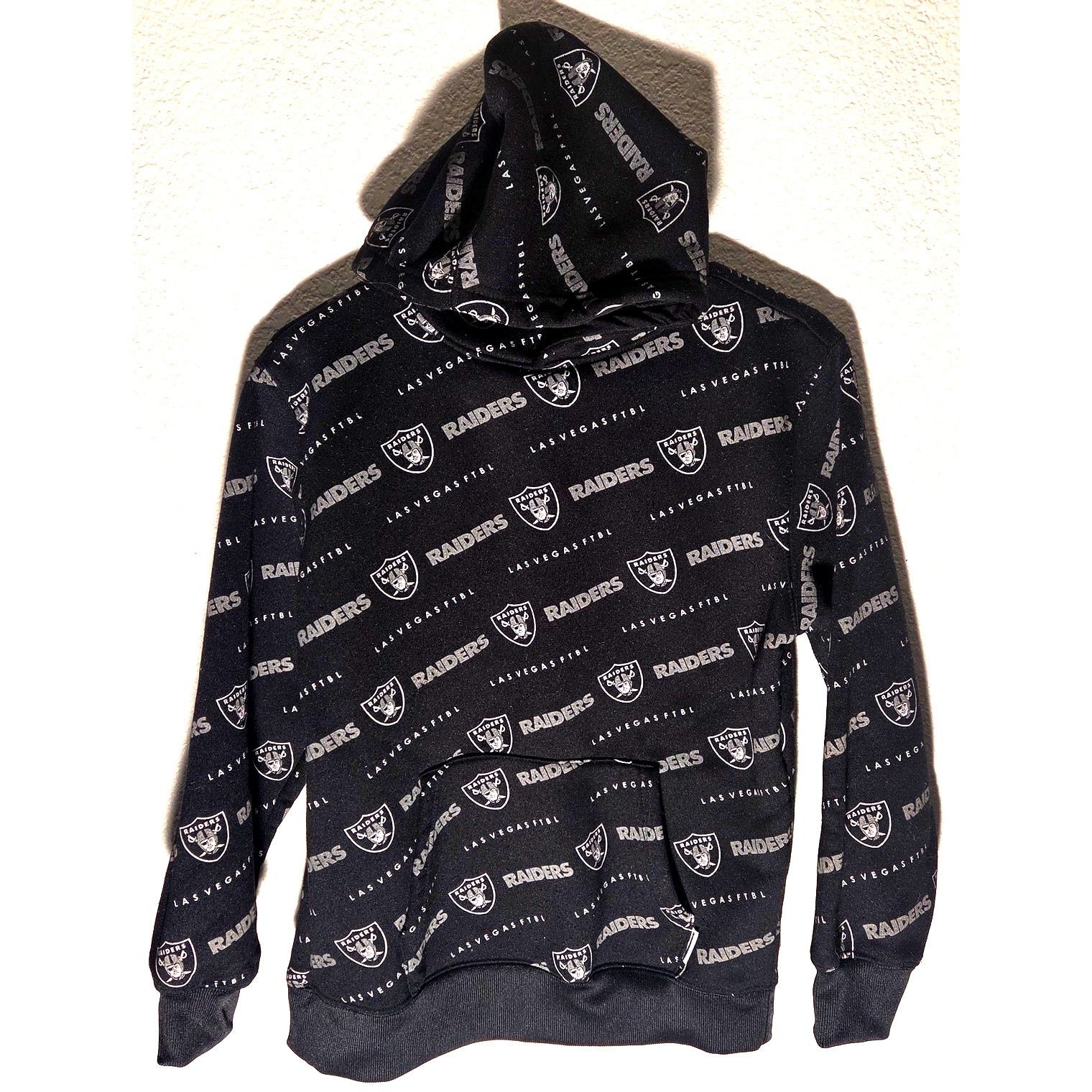 NFL Black Raiders Graphic Pullover Hoodie Boy Size Large Size US XXS / EU 40 - 1 Thumbnail