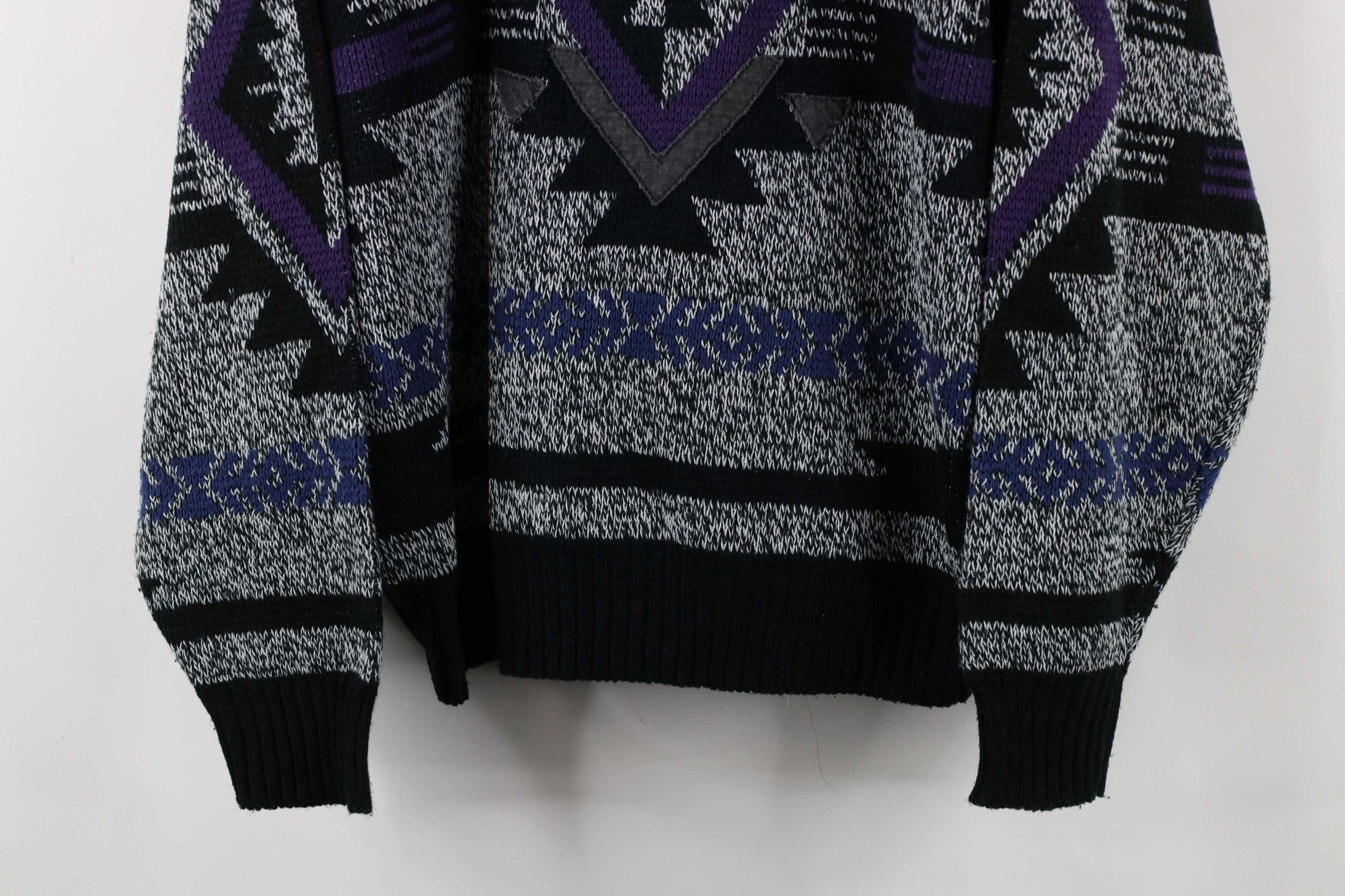 Vintage Vintage 90s Coogi Style Fiesta Southwestern Knit Sweater Size US XL / EU 56 / 4 - 3 Thumbnail