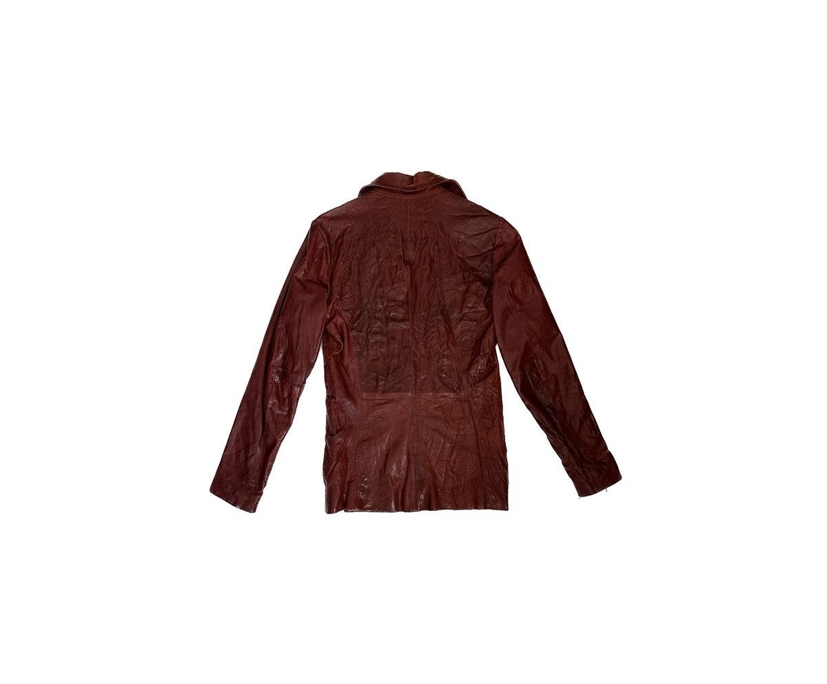 Shellac Shellac Burgundy Goatskin Jacket Size US XS / EU 42 / 0 - 2 Thumbnail