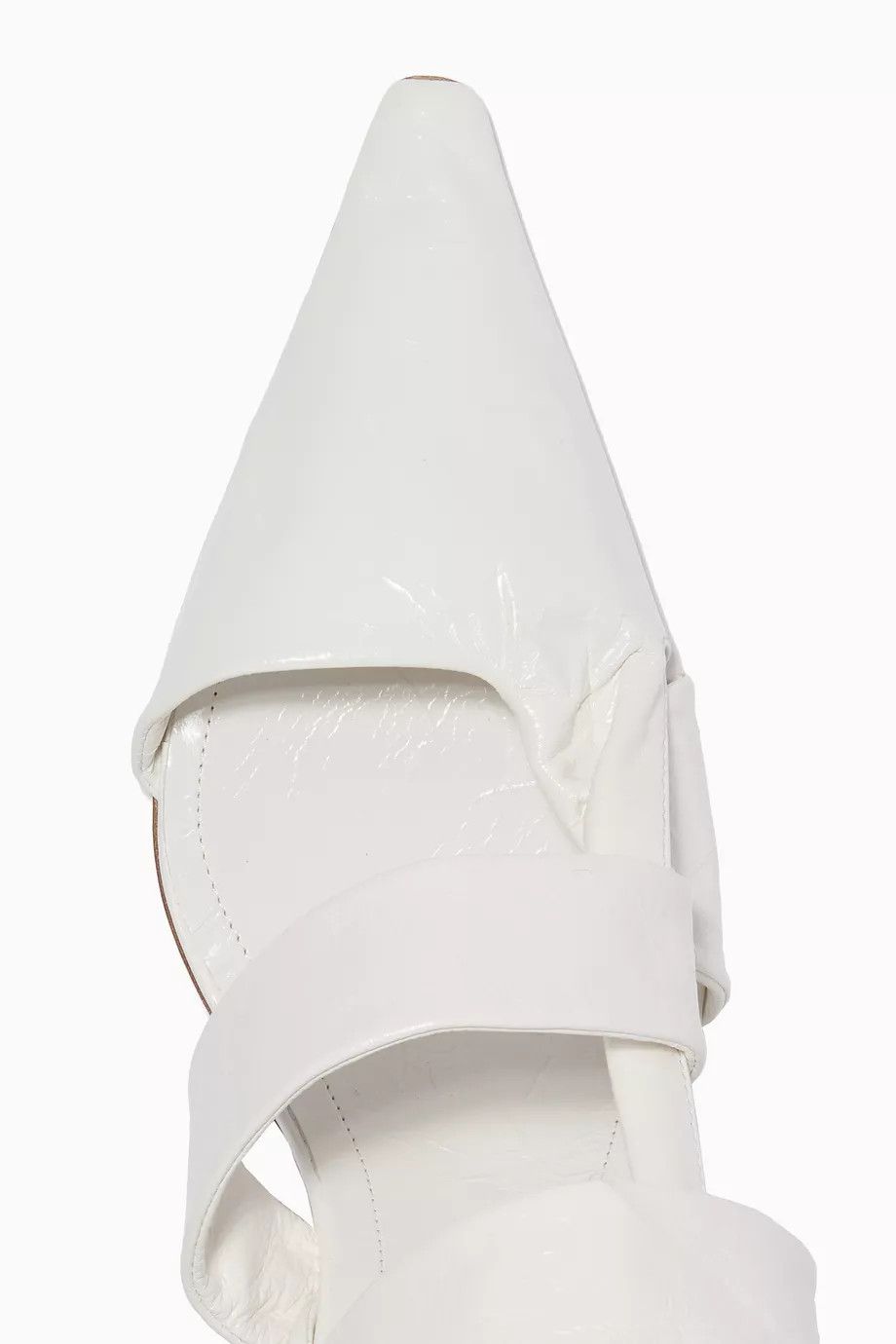 Bottega Veneta o1y0725 Slingback Pumps in White Size US 10 / IT 40 - 3 Thumbnail