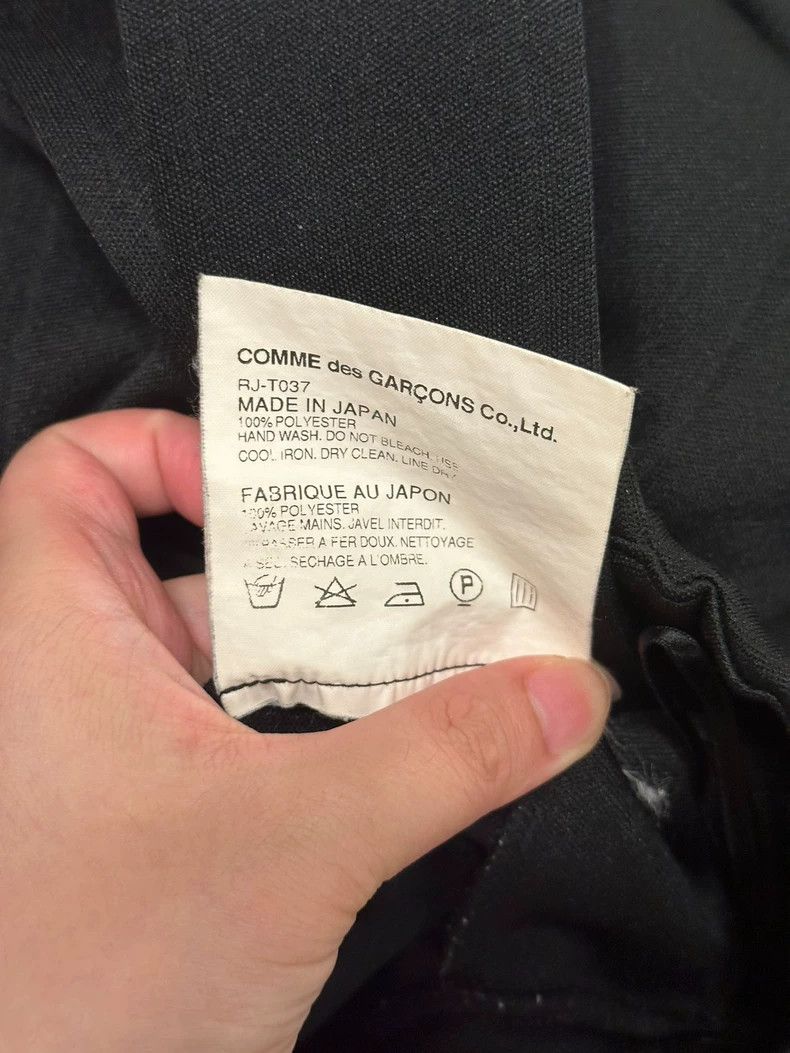 Comme des Garcons Comme Des Garcons Black polyester knit pleated slip dress Size XS / US 0-2 / IT 36-38 - 4 Thumbnail