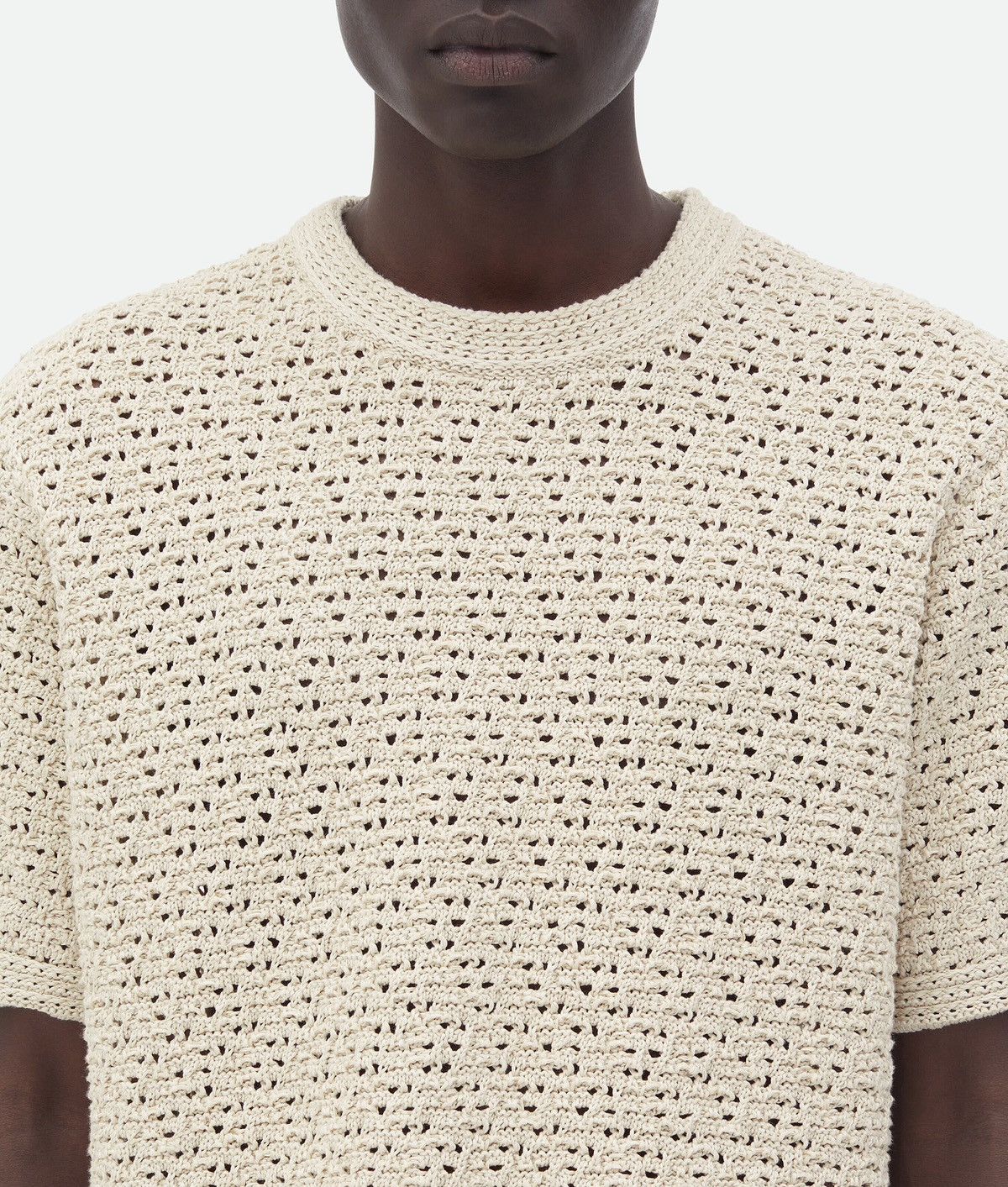 Bottega Veneta Bottega Veneta Cotton Crochet T-Shirt Size US M / EU 48-50 / 2 - 4 Thumbnail